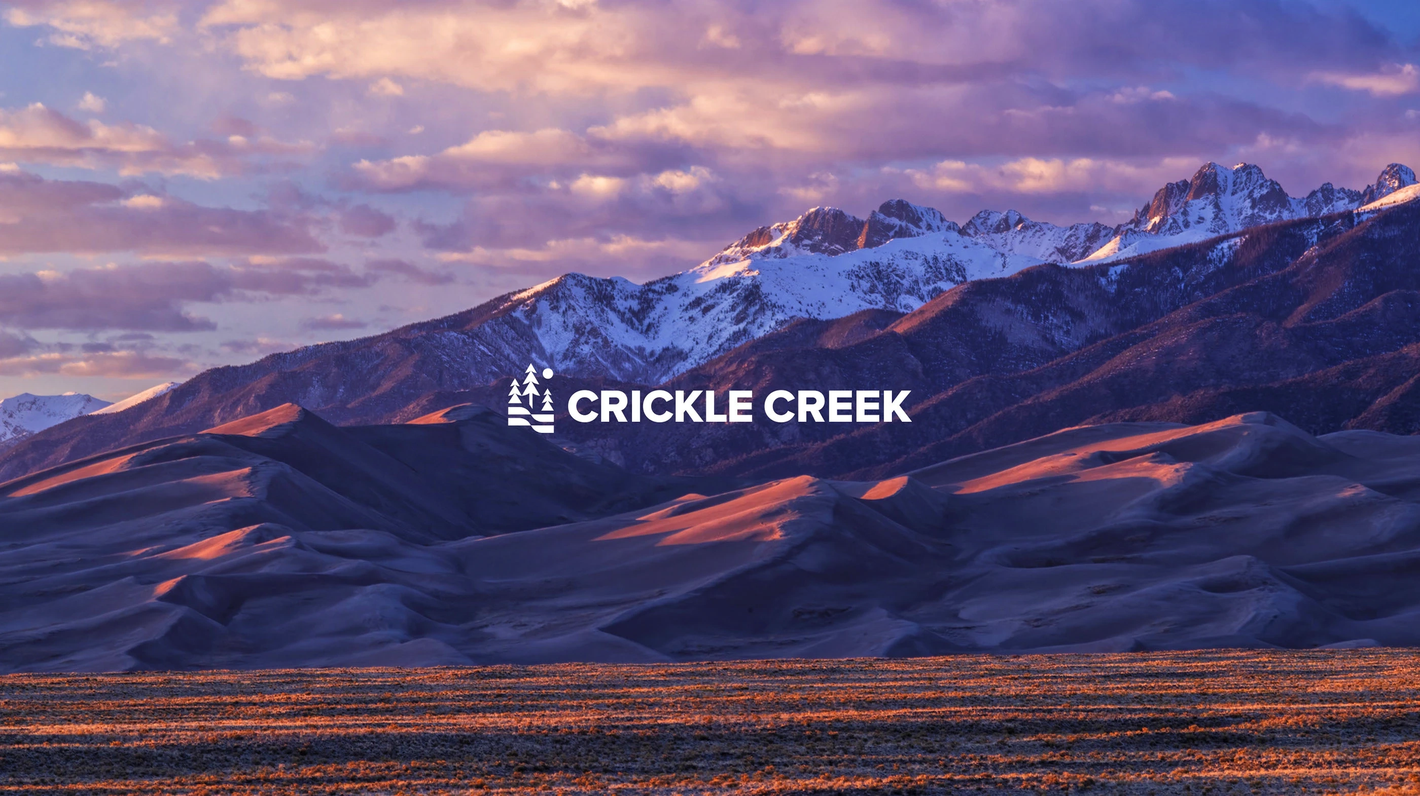 Logotype design for Crickle Creek a coffee roasting brand in Calgary, Canada