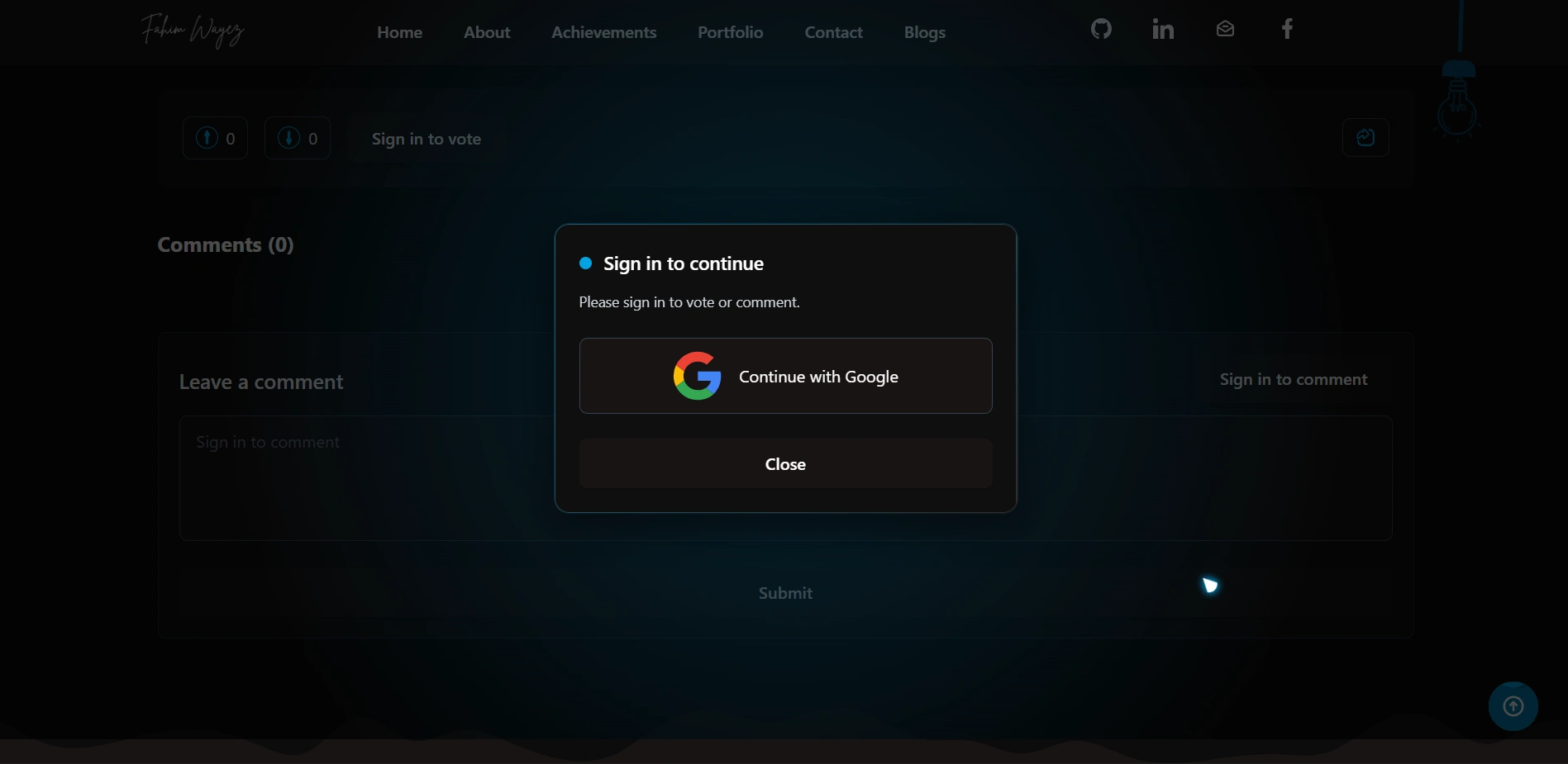 Third-party integration (Google OAuth)