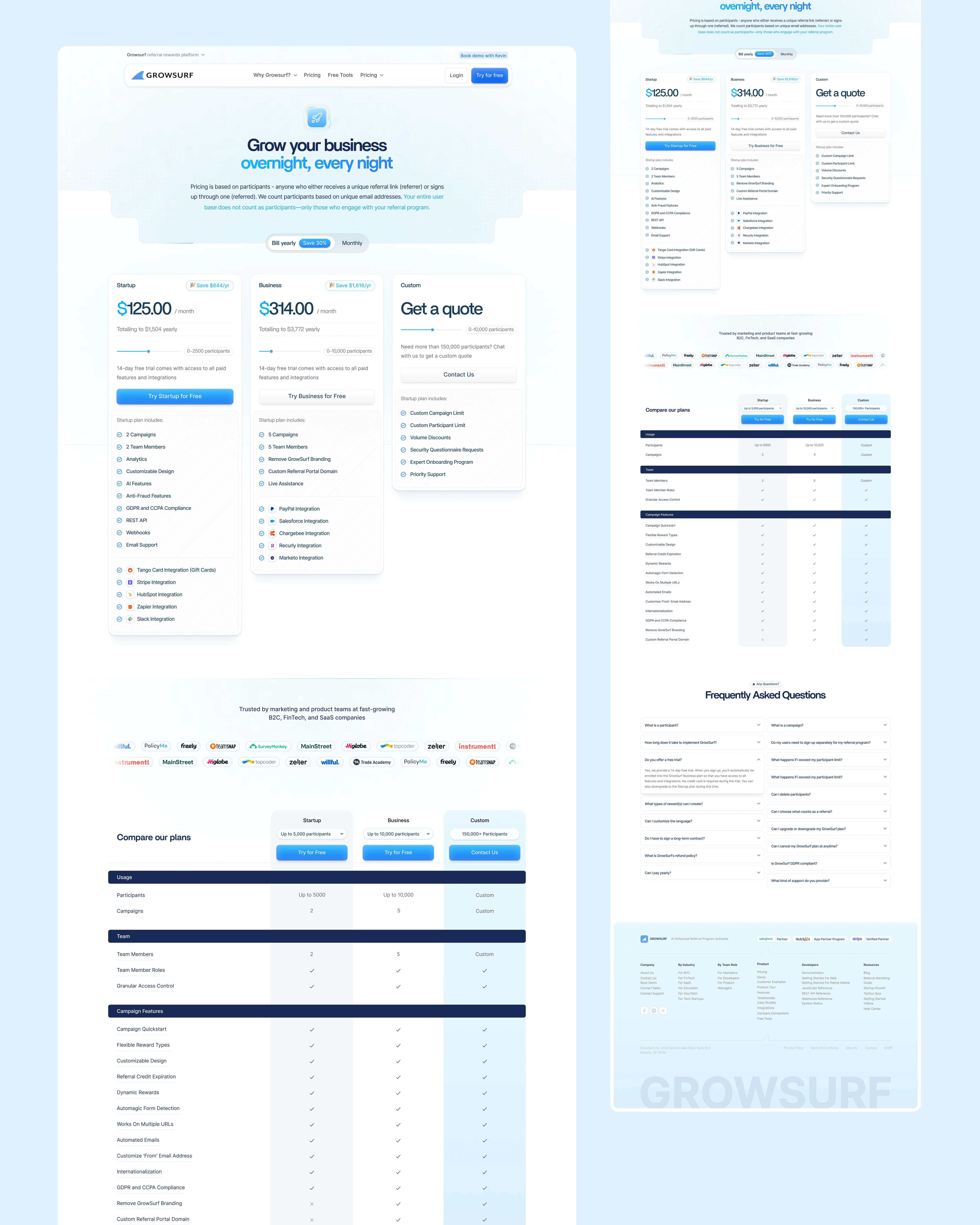Pricing Page