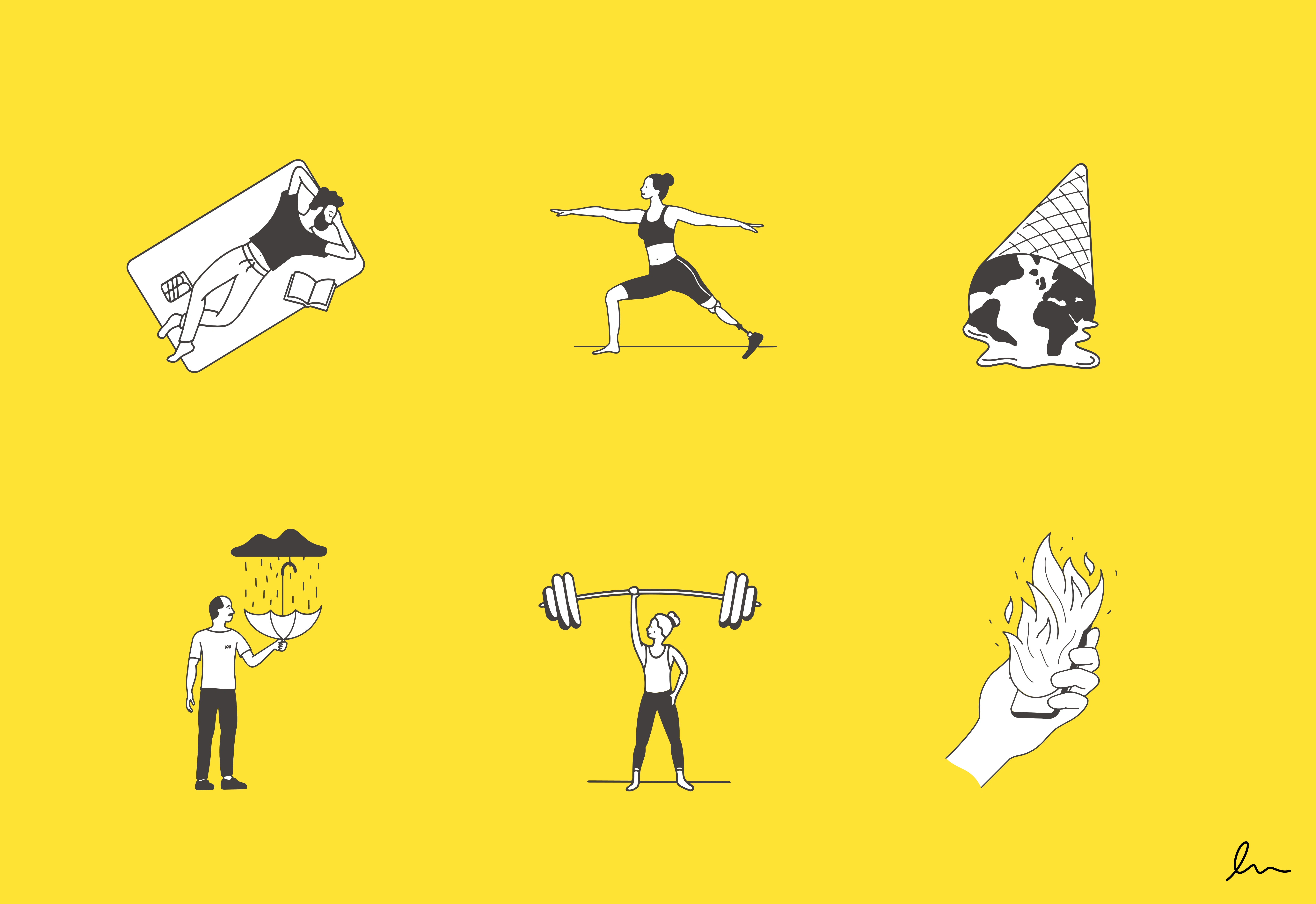 Different illustrations