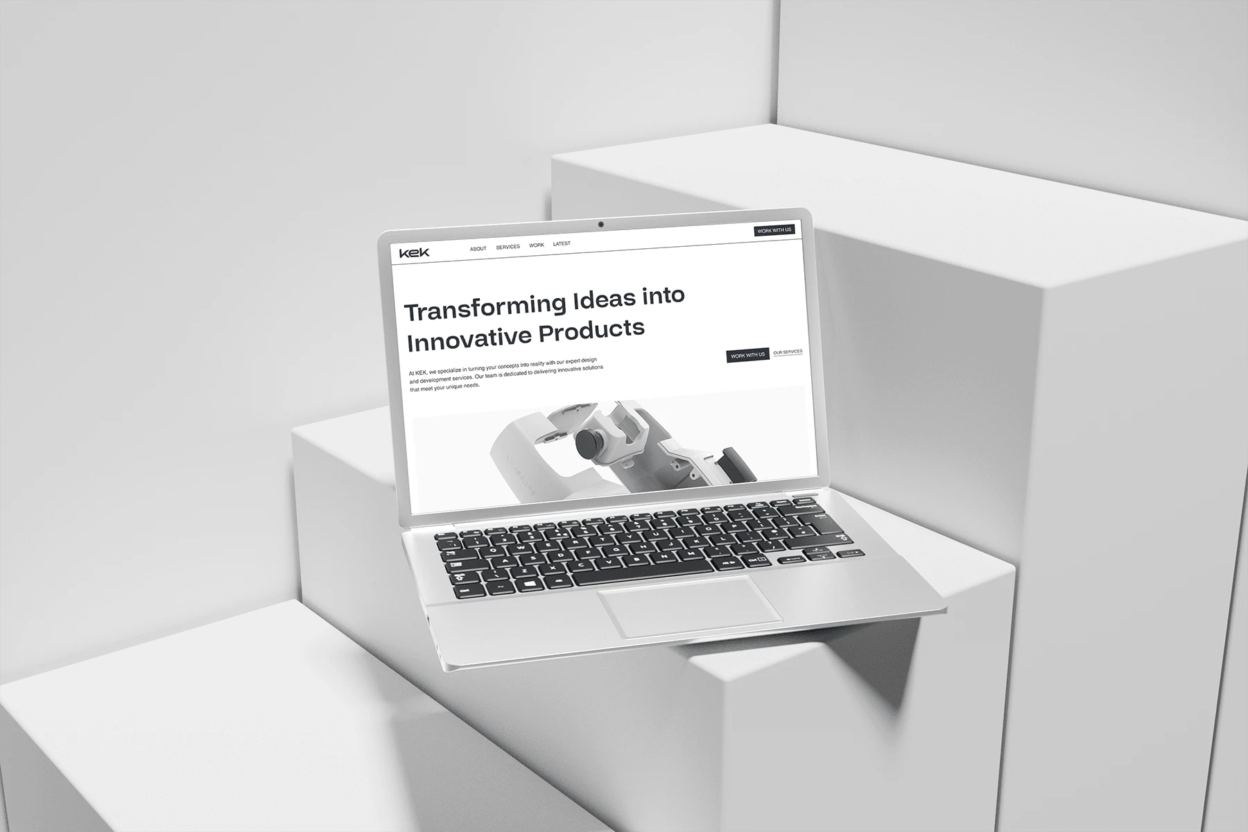 Desktop Laptop Mockup