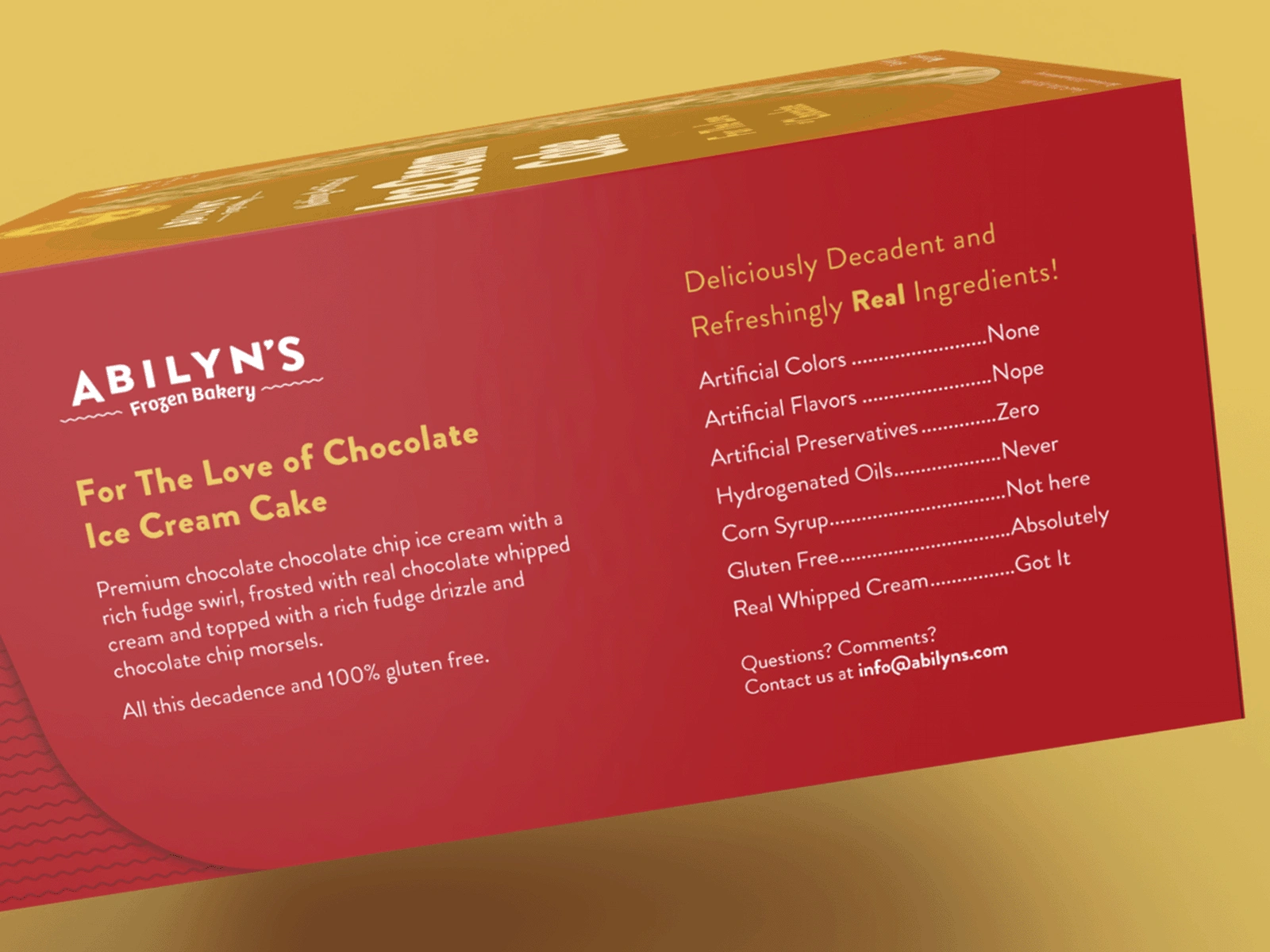 The "No Zone" was created as a playful way to support the brand's credibility as an all natural food.