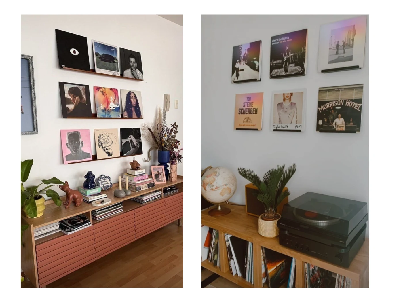(Source Pinterest; Record Player walls)