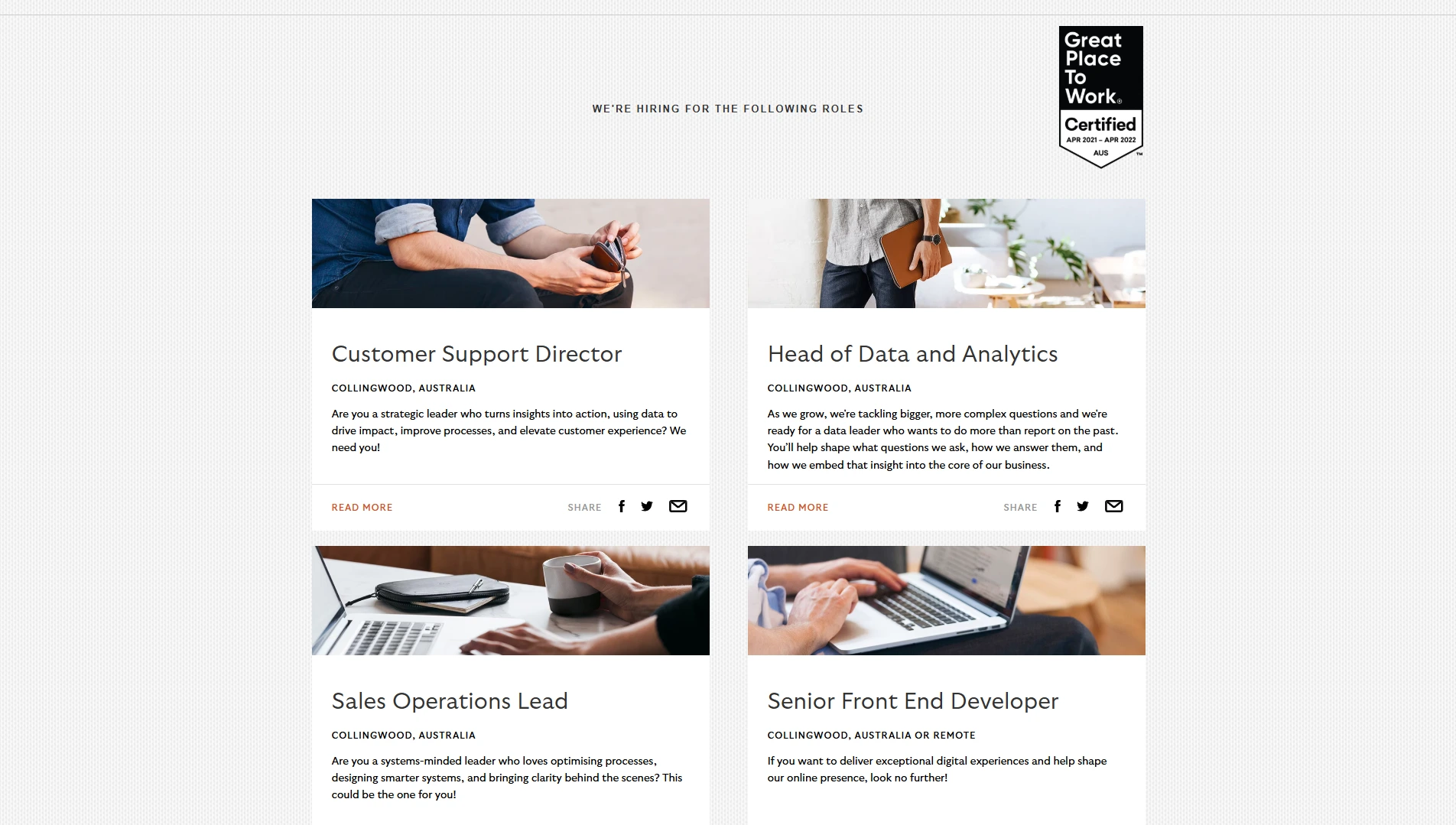 Careers Page