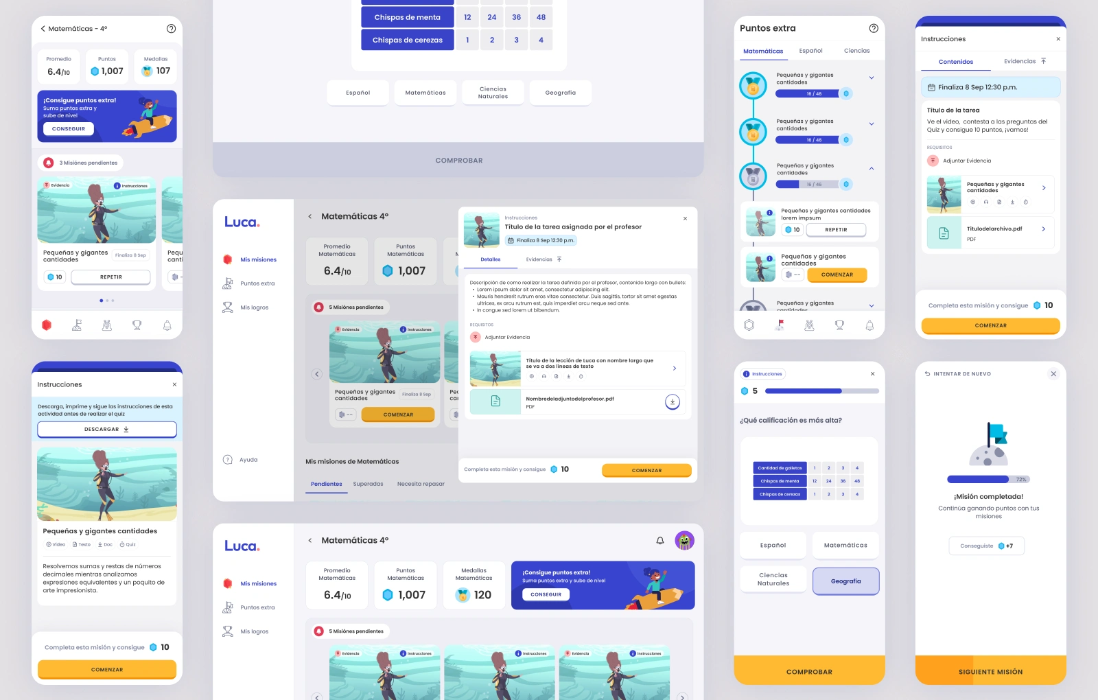 Final UI design – Student platform