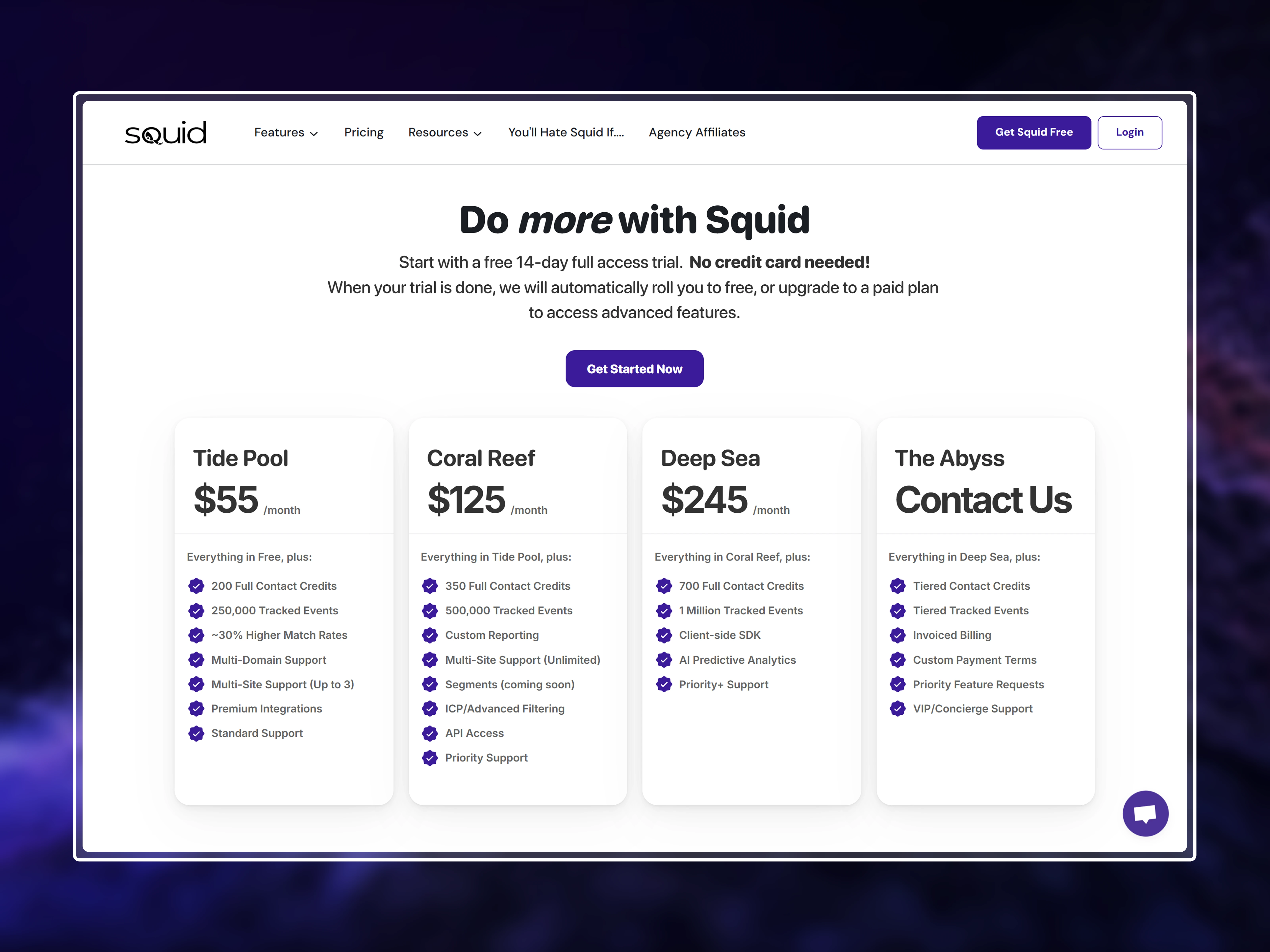 Pricing Page