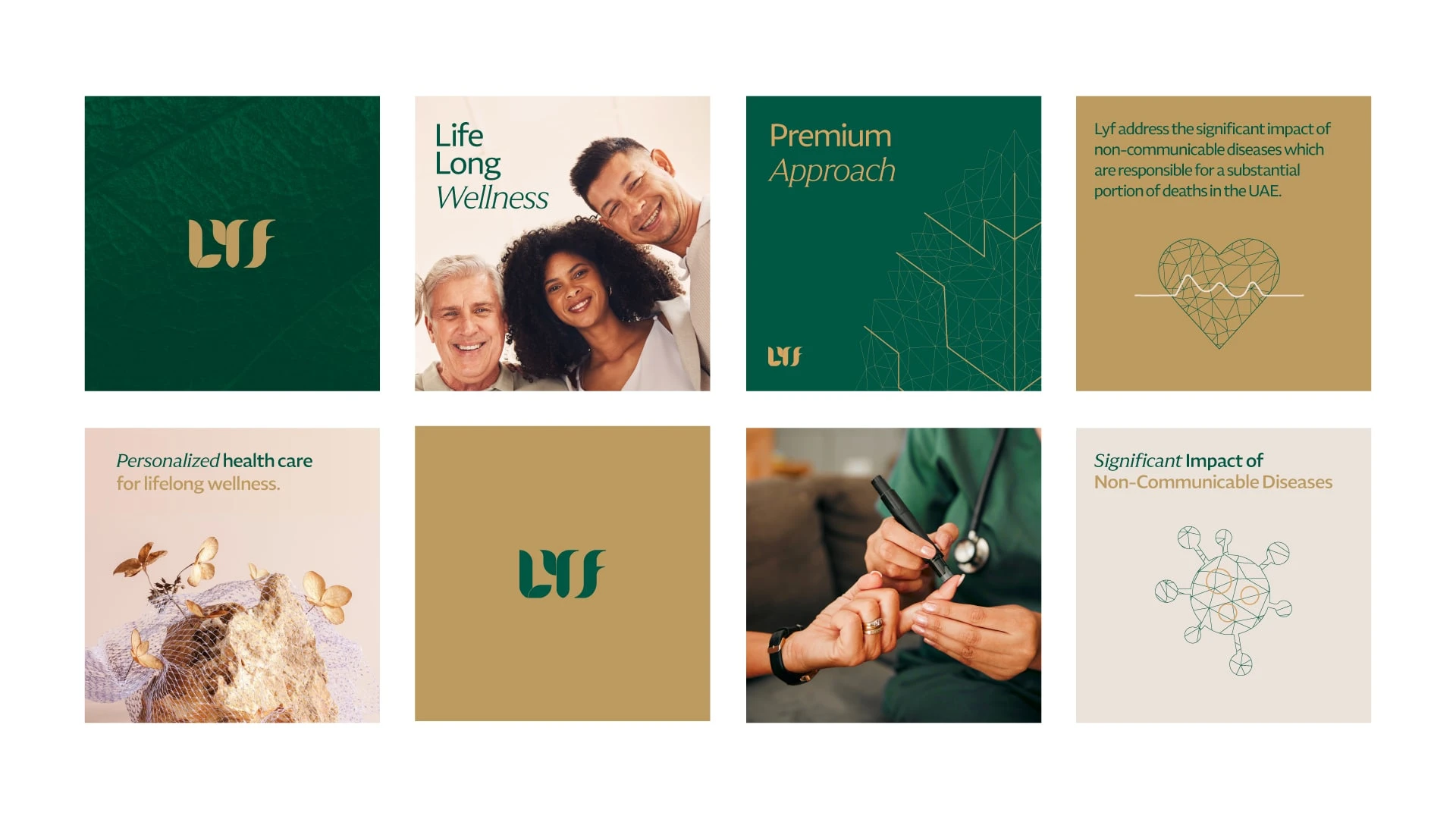 Social media presence consistently appealing and informative with our precious visual language and identity system.