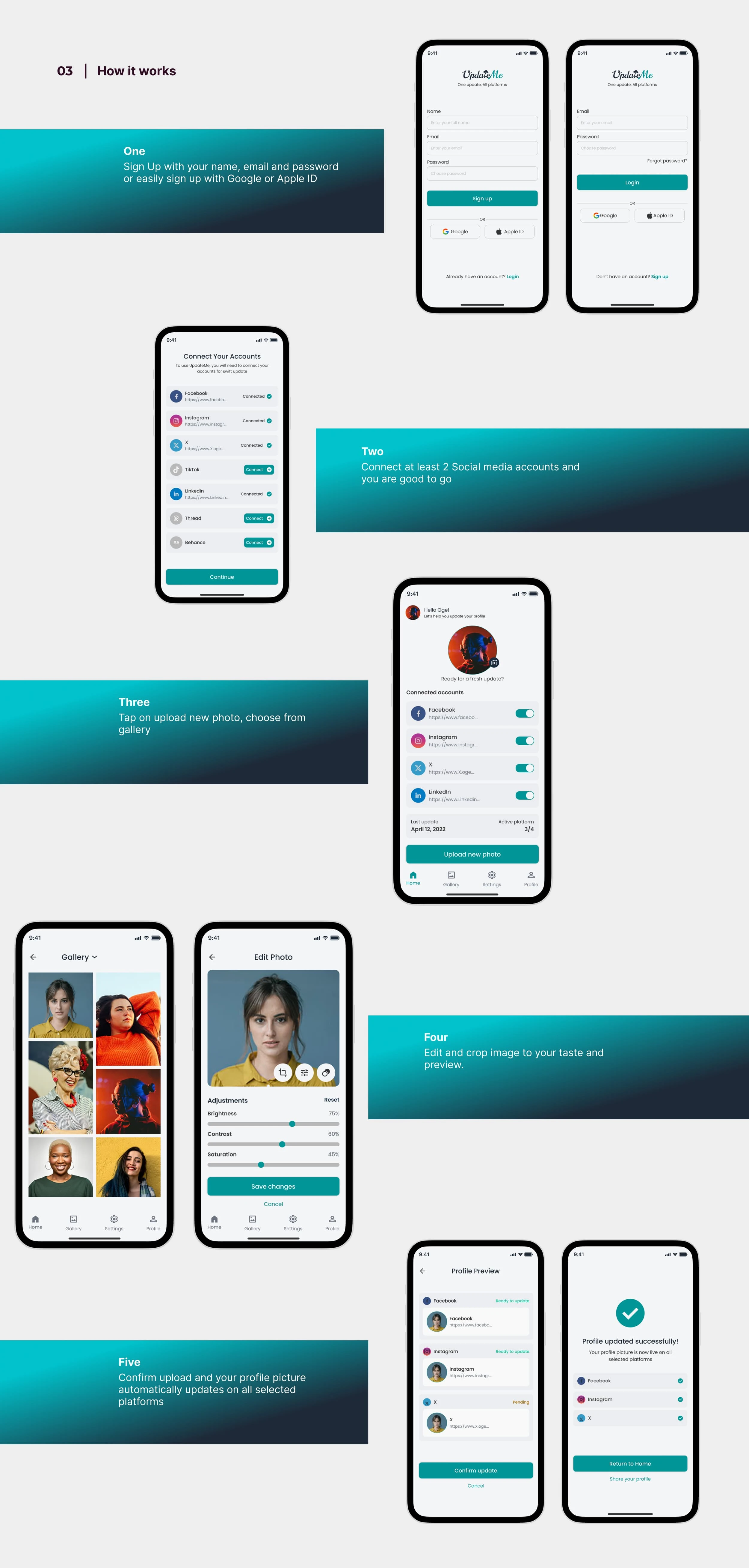 How it works screen
