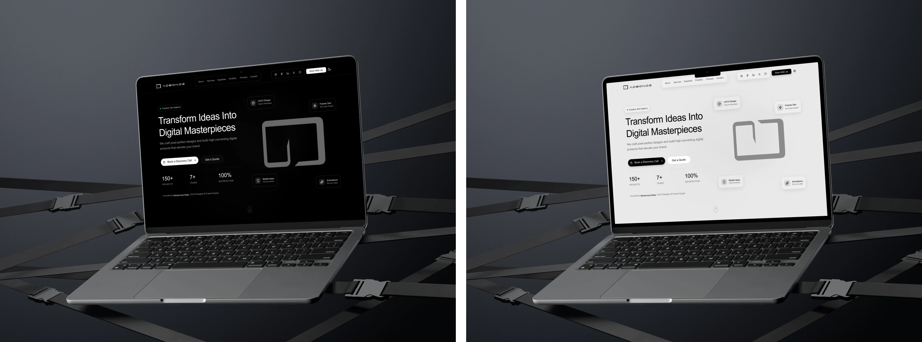 Desk view - Dark/Light Mode