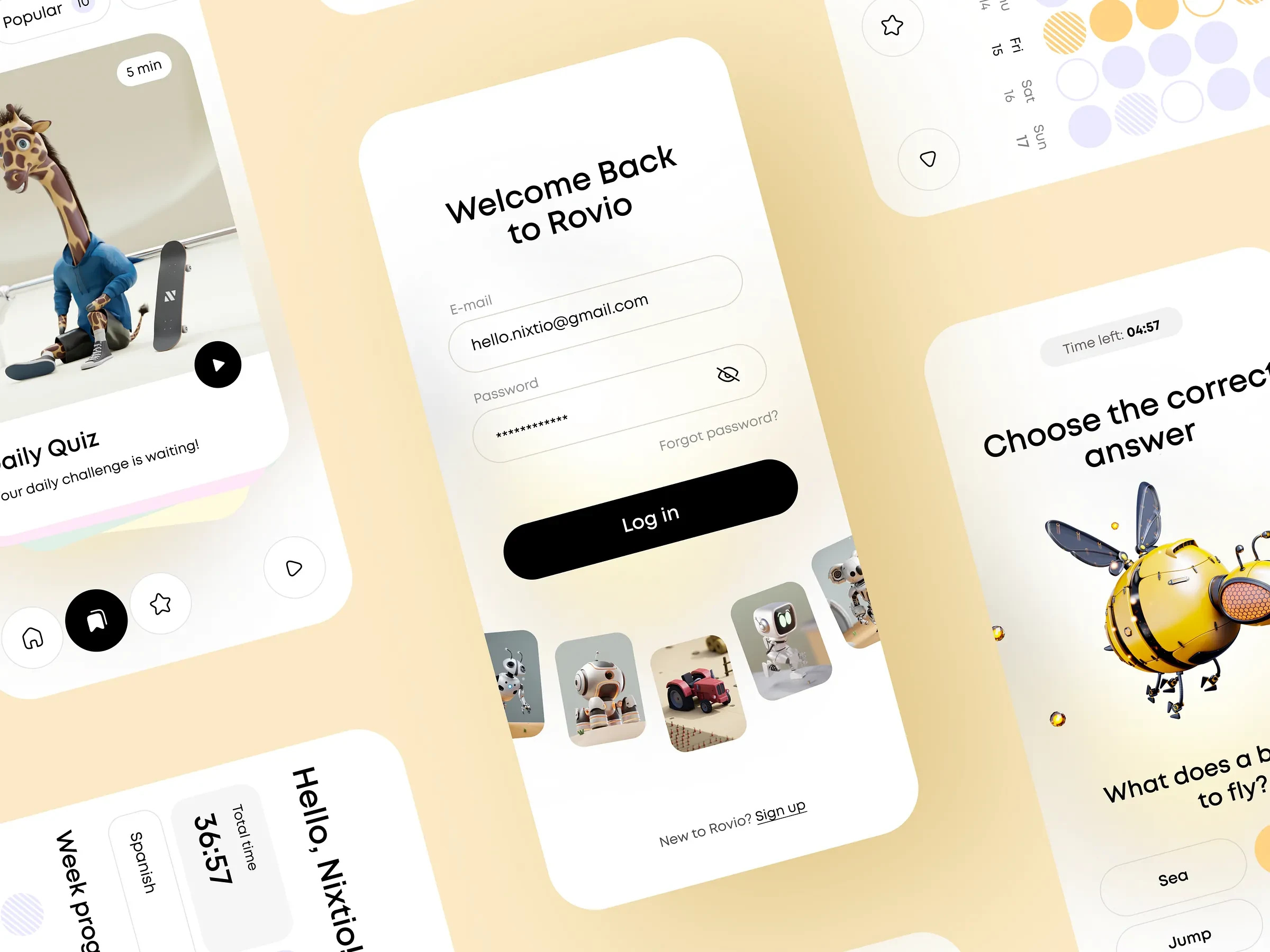 AI Daily Quiz — Learning App Design