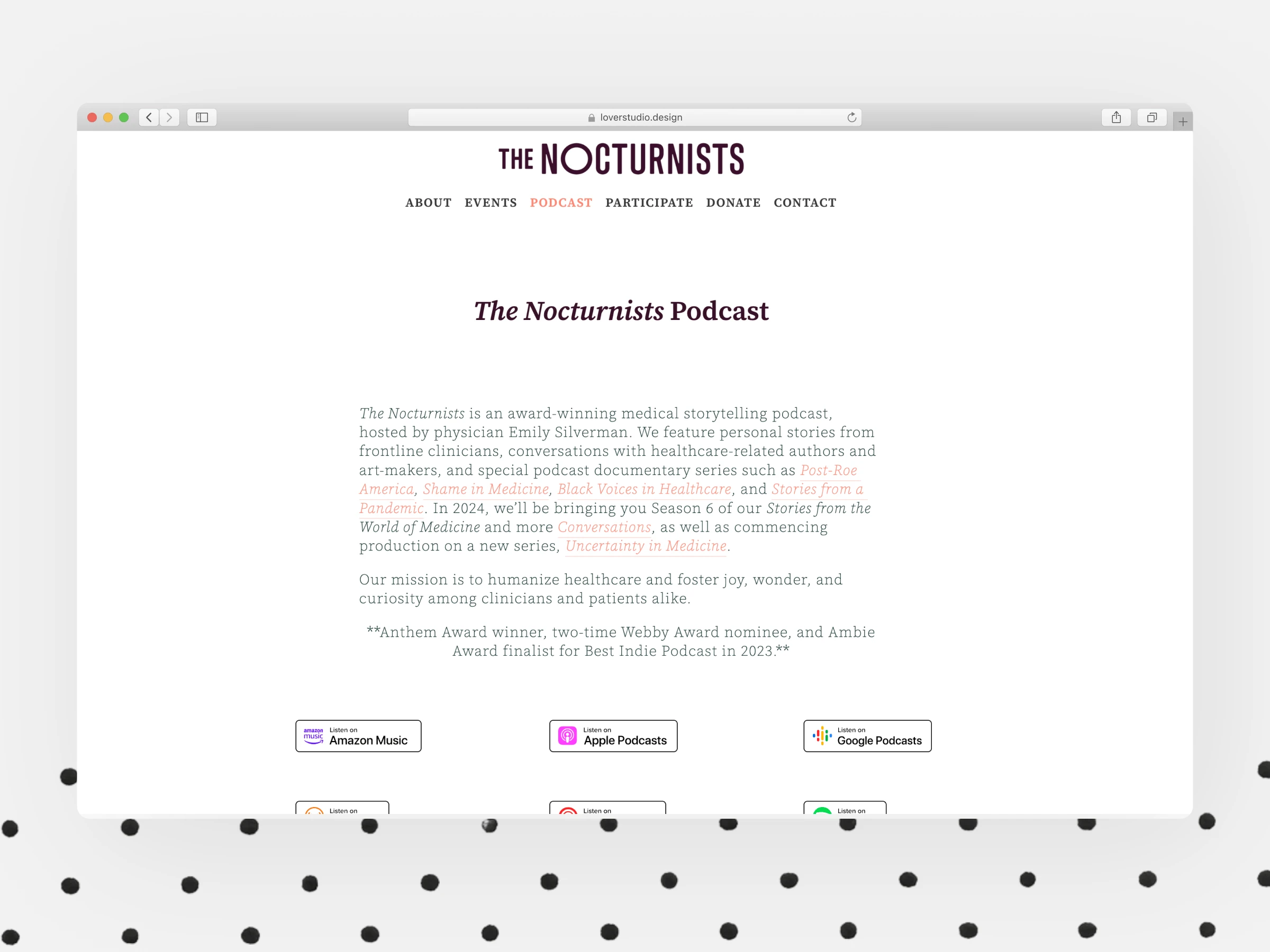 Previous Podcast Home of The Nocturnists (2023)