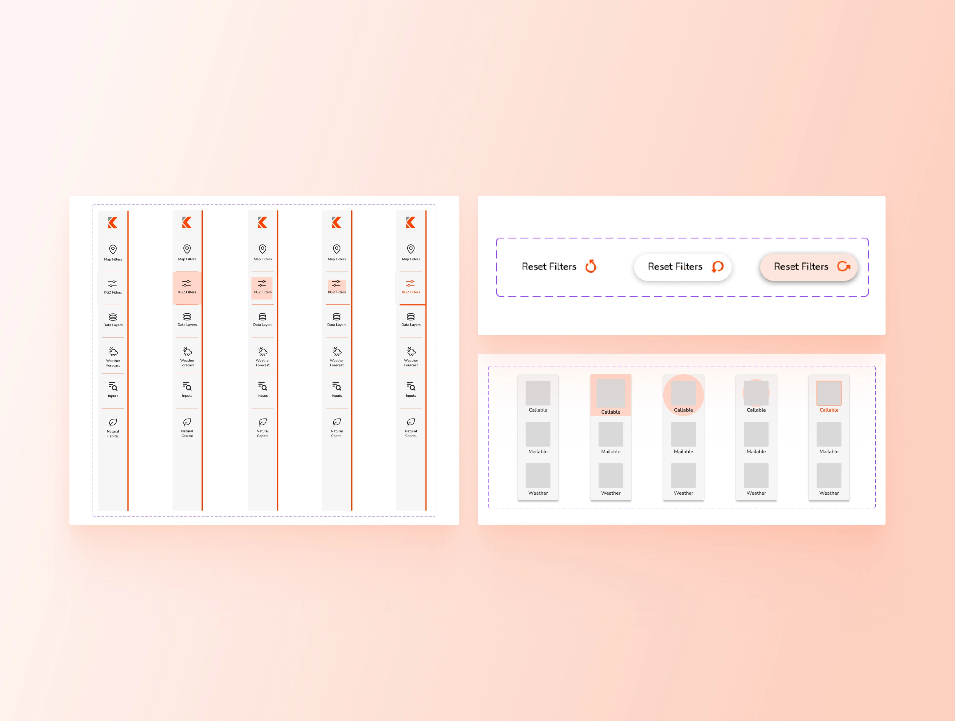 Interactive commponents / micro interactions 