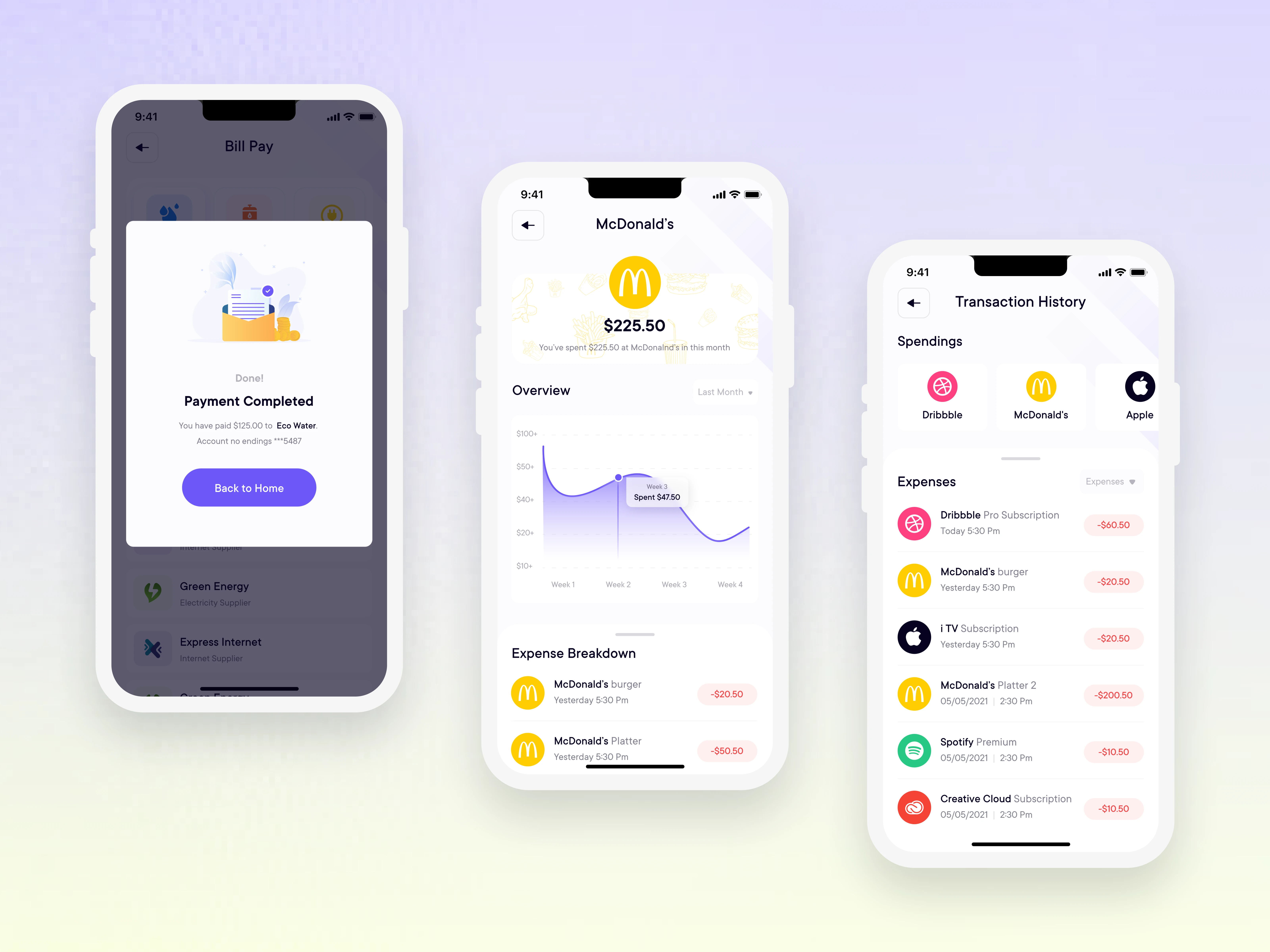 See where your money goes and gain insights