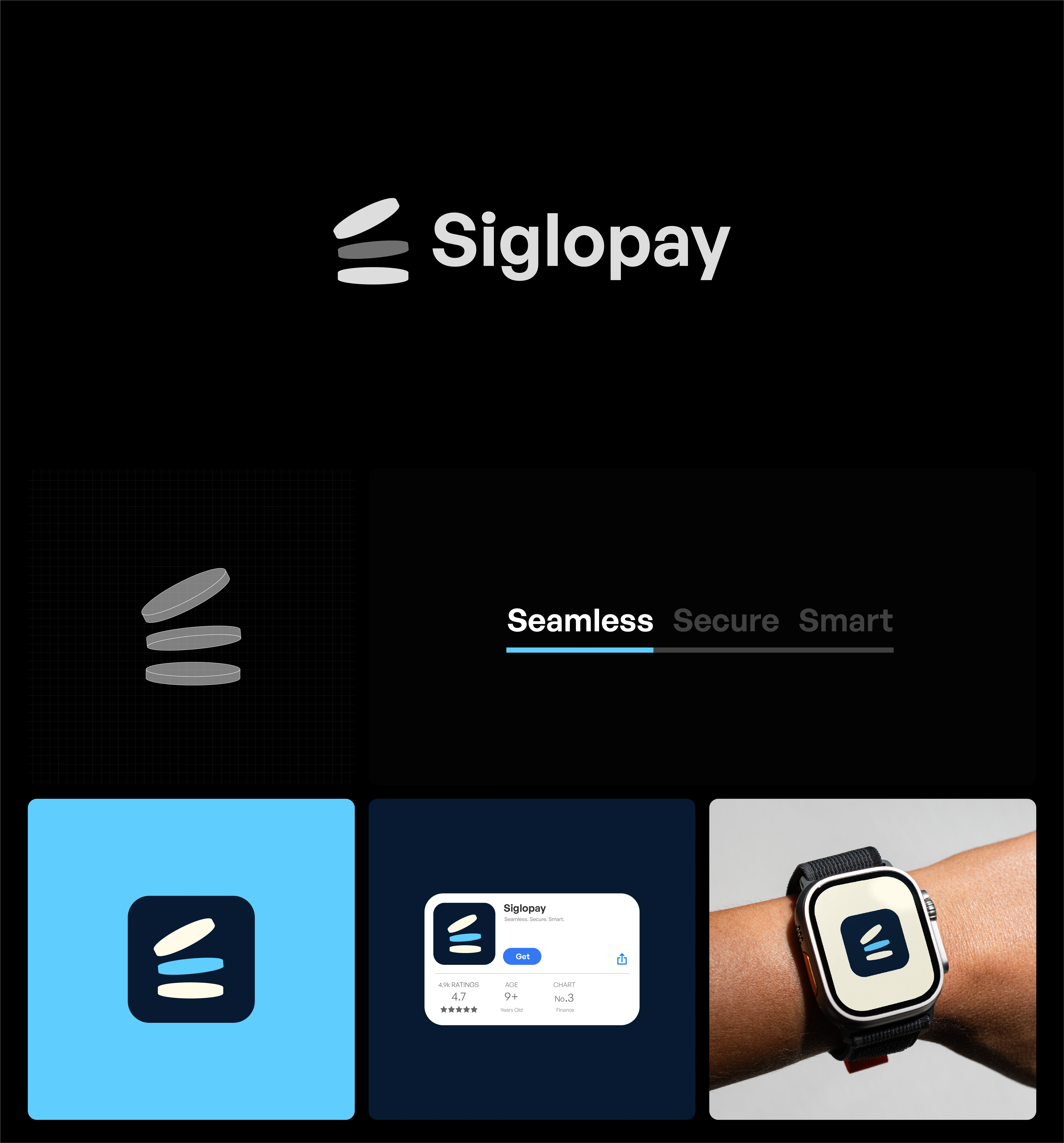 Logo iteration for Siglopay.