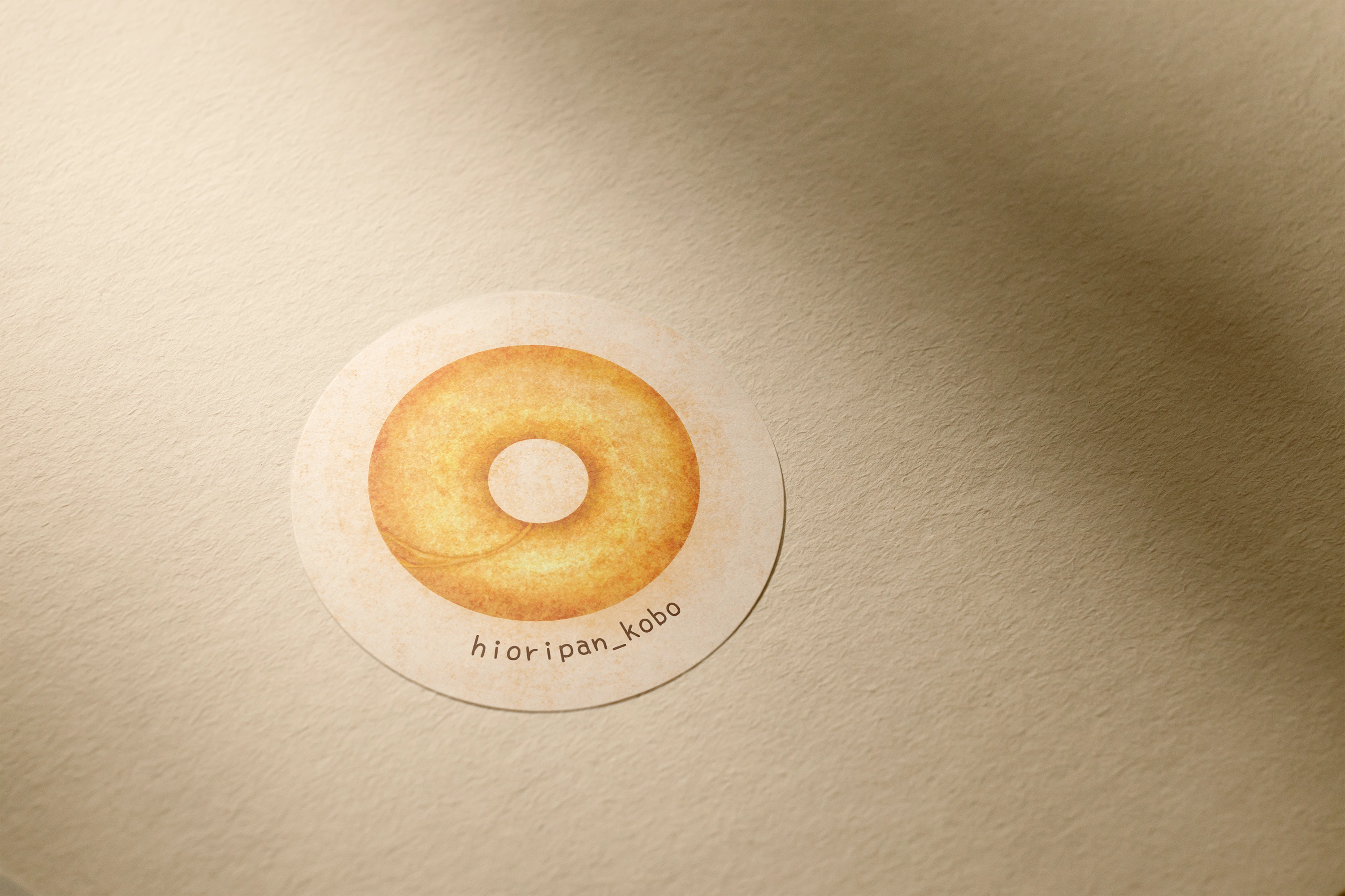 Single logo sticker 