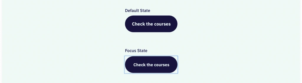 Default vs focused state