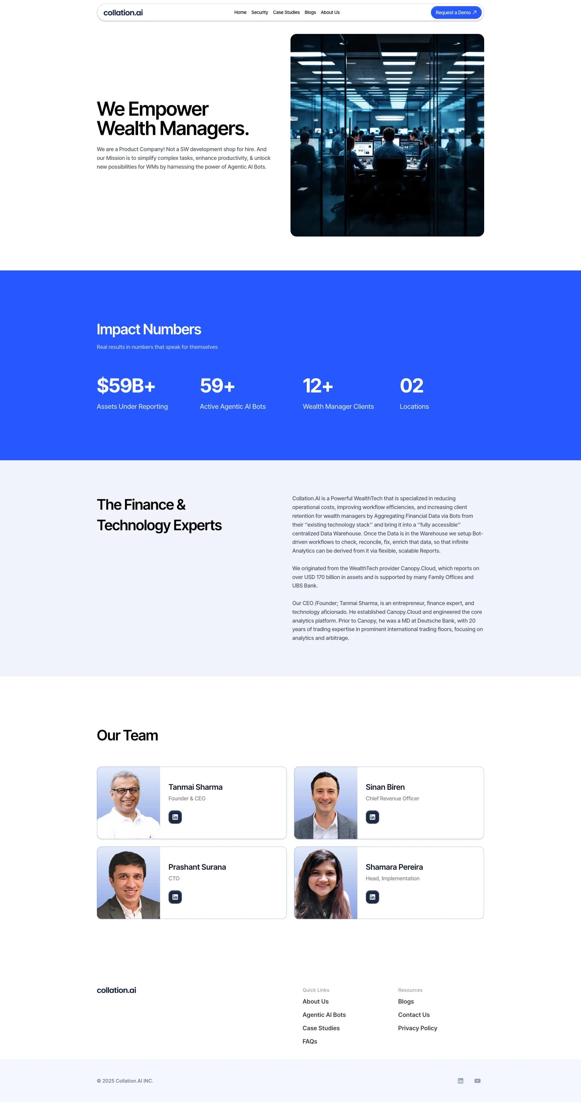 About Us Page