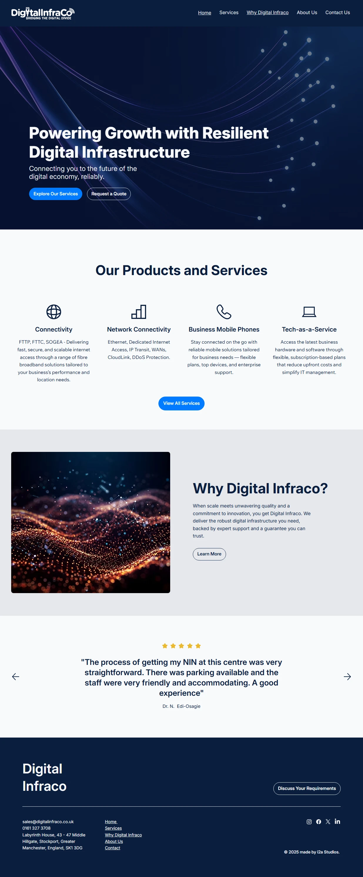 Redesigned Homepage