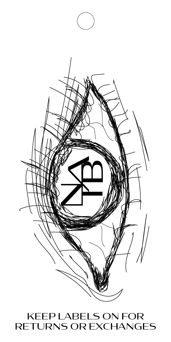 paper label back (individual model for each t-shirt model)