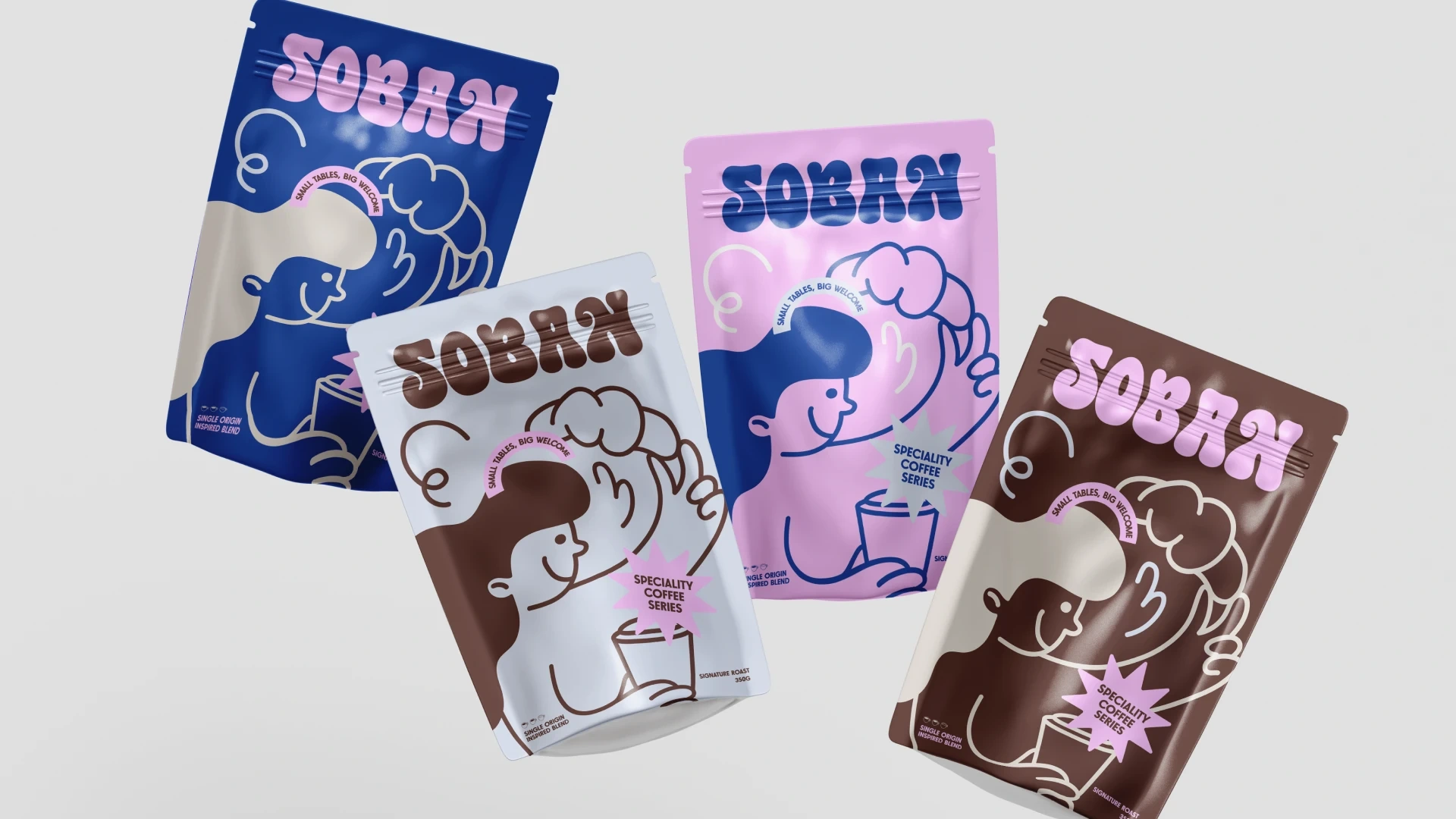 We treated every customer touchpoint like an extension of the café experience. The packaging, menus, and takeaways were all designed to feel thoughtful, not just branded — a little reminder of Soban you could carry with you.
