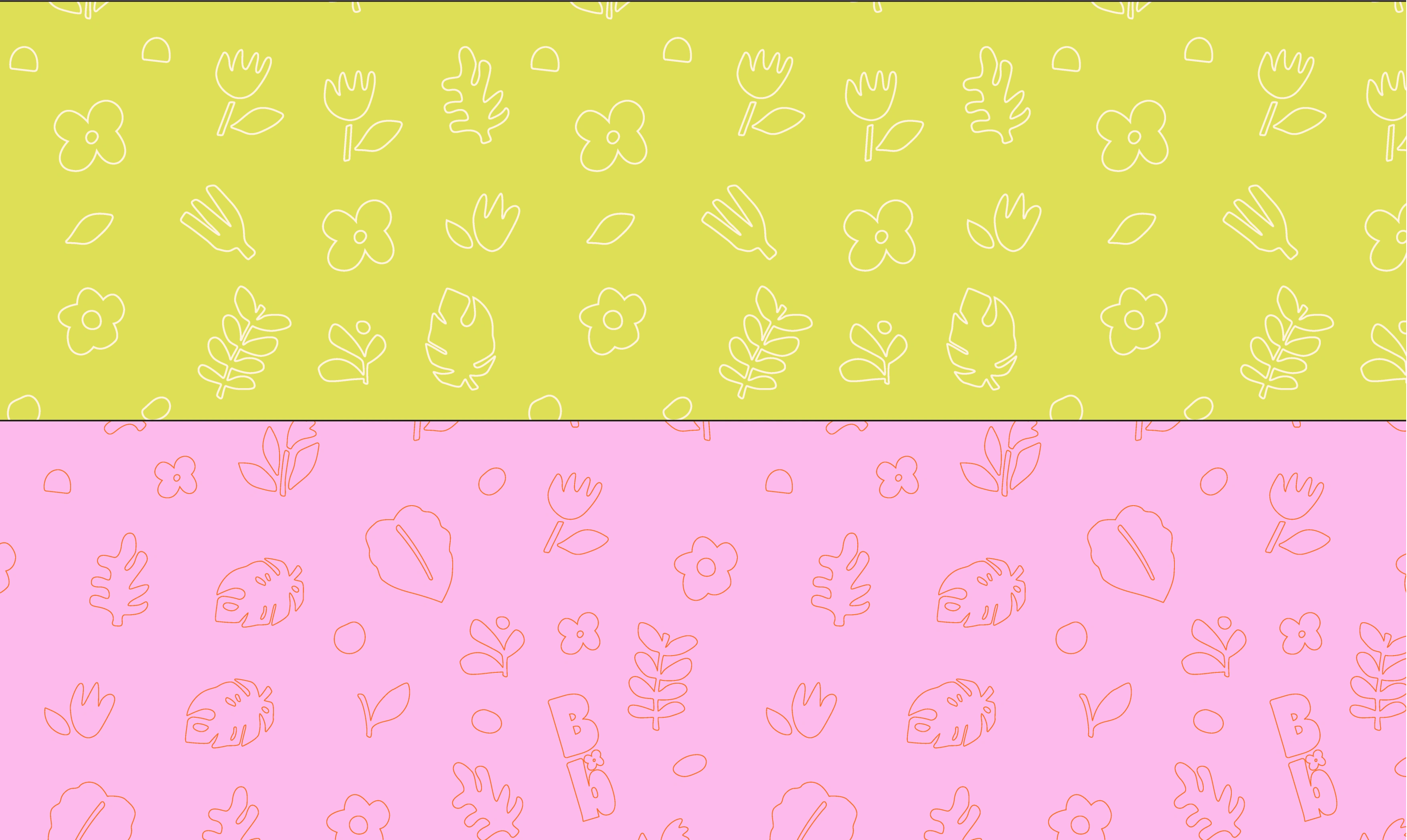 Brand patterns are included inside the graphic resources and play a big part on brands recognition.