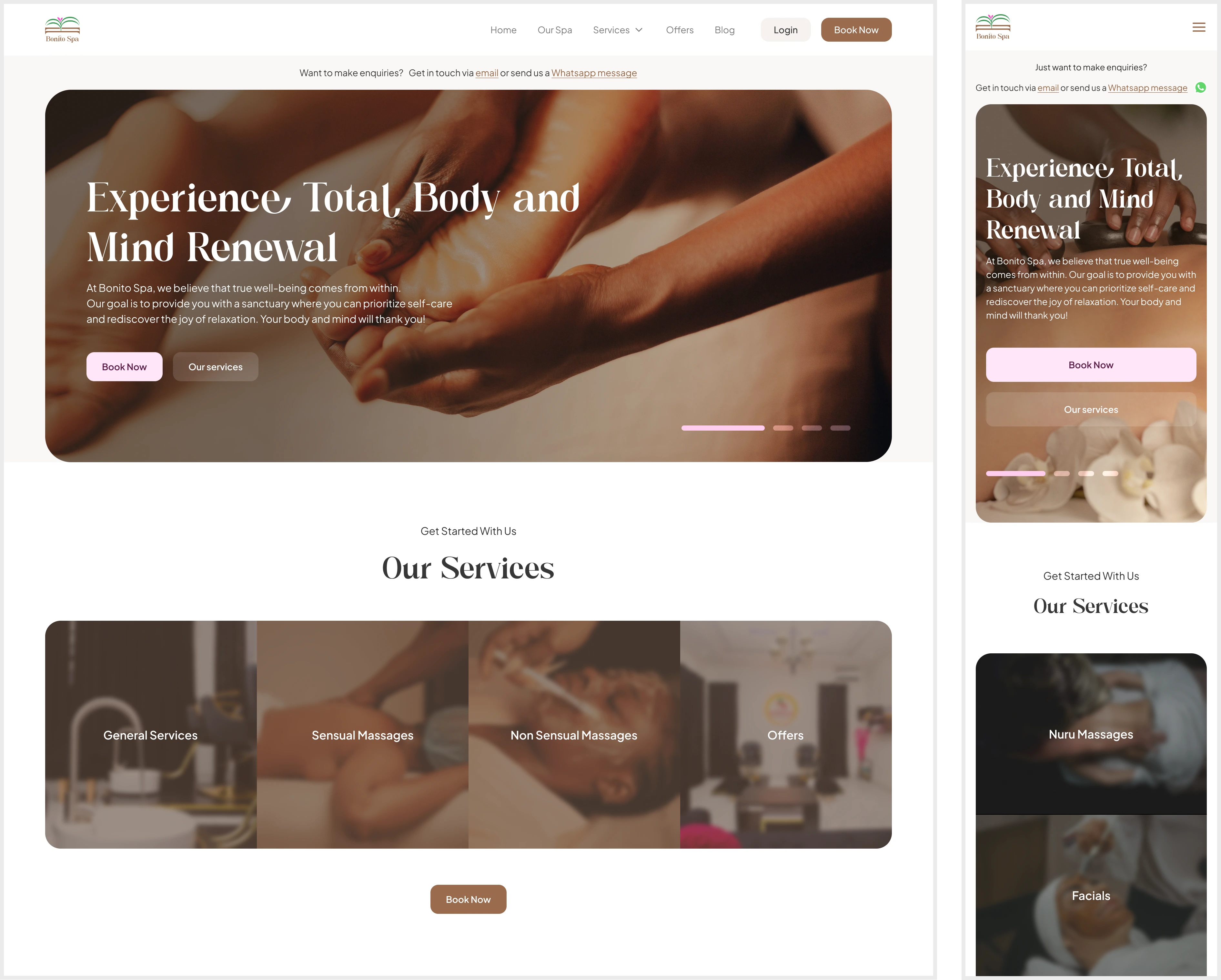 Website Preview - Landing Page.