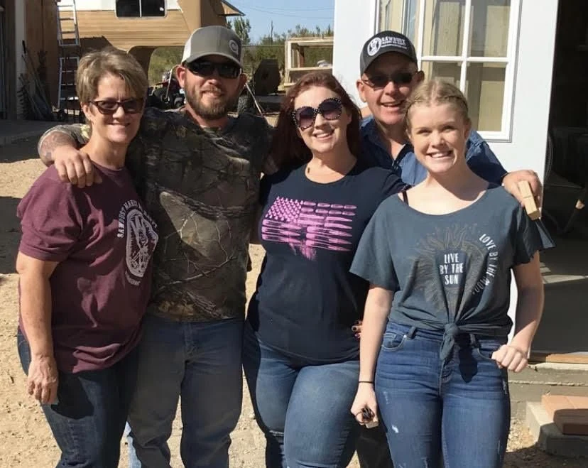 The Rhoten family of MakeAWoodSign.com