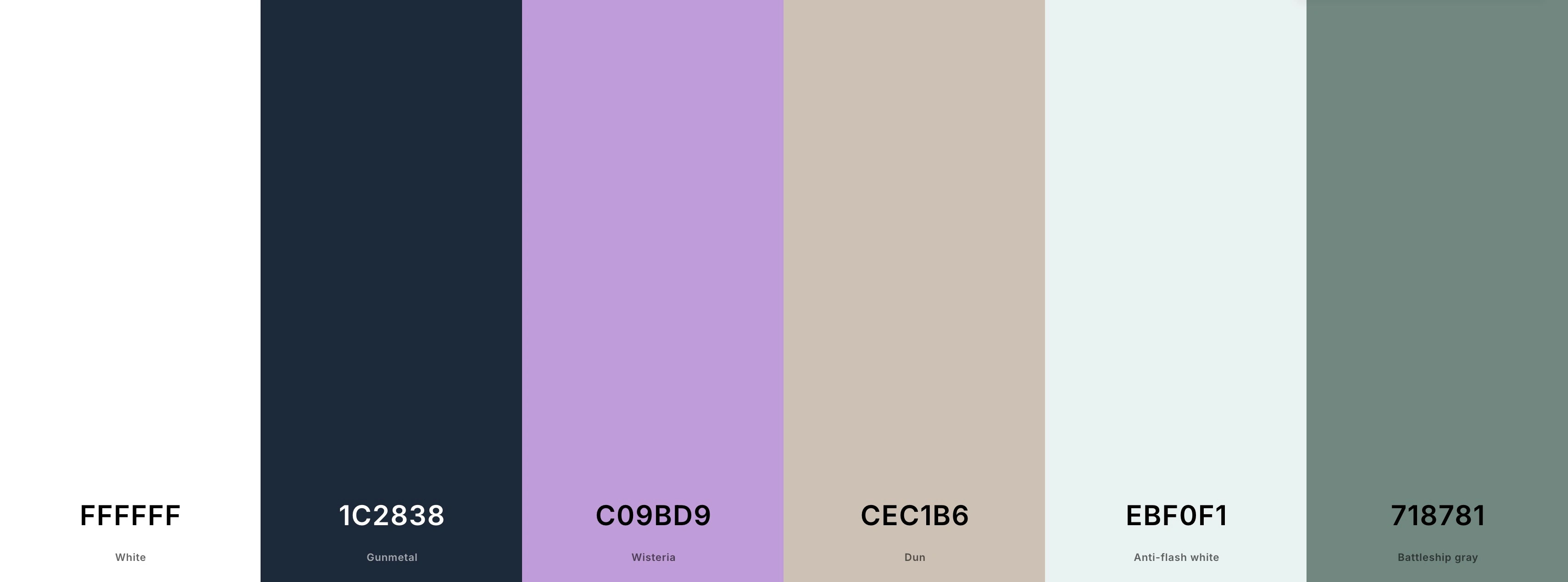 Color palette