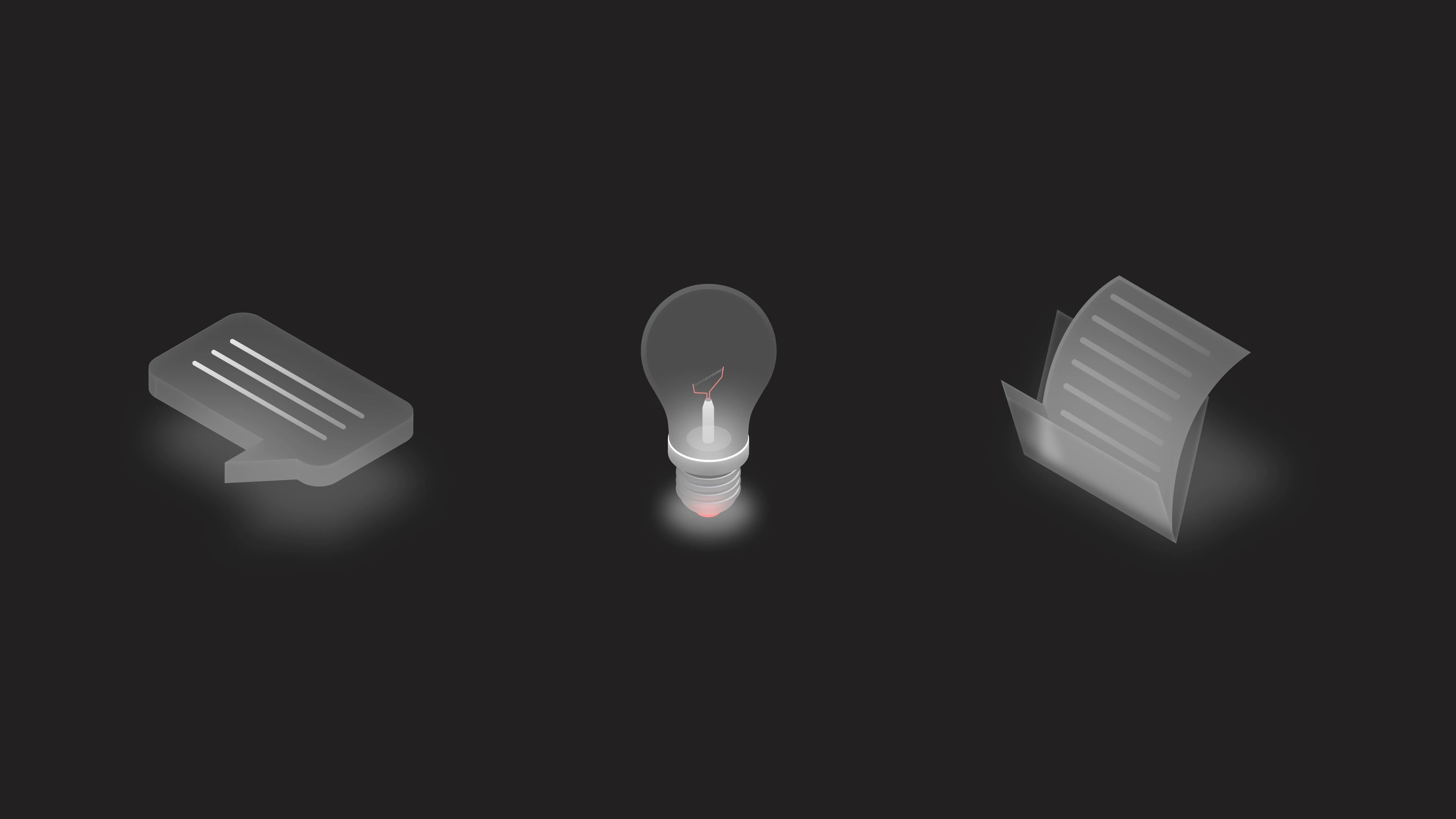 Glassmorphic Modern Web Graphics
