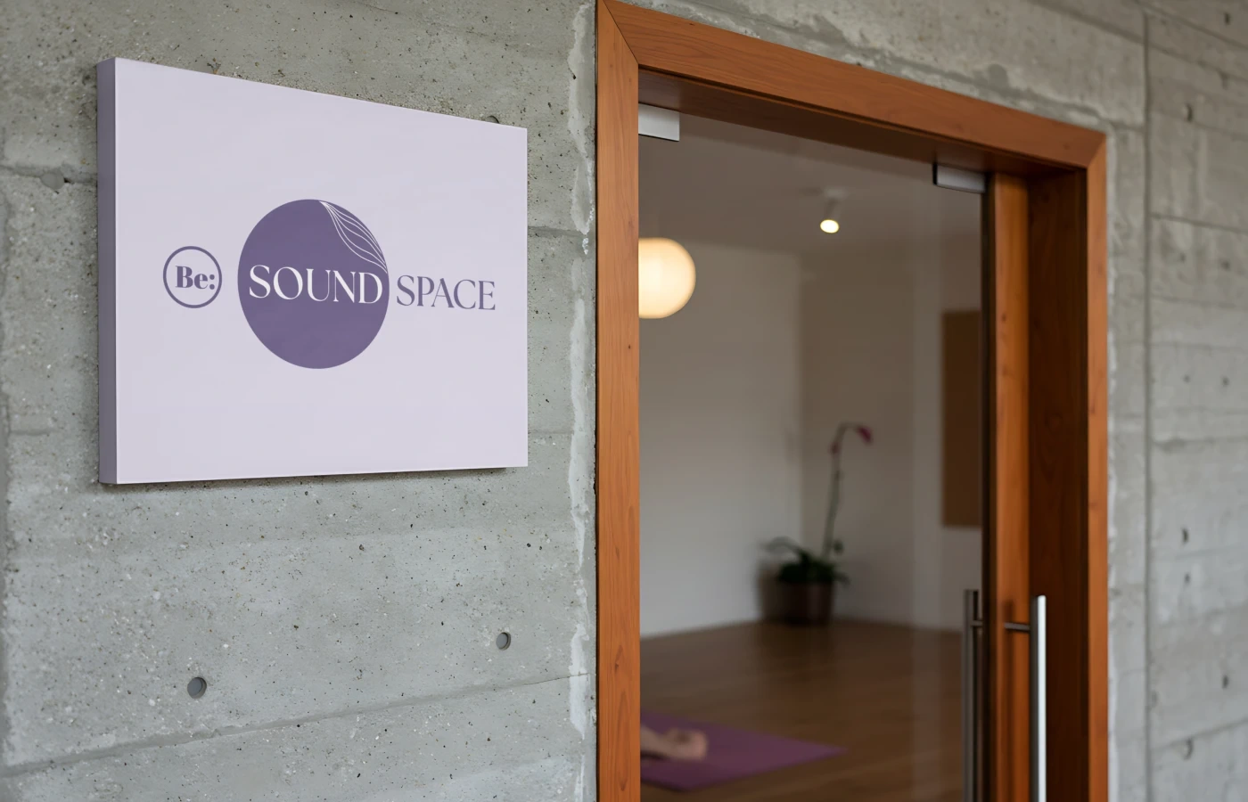 Branding   |   Art Direction   |  Social Media
A space for sound, silence, and healing. Be: Sound Space is more than a studio—it is a frequency. A place where sound is treated as medicine, and silence as a portal for reconnection. 
Located in Zurich and founded by Luciana, the studio offers practices such as Sound Baths, Deep Dive Gong Journeys, meditation, and sound rituals, focusing on practical spirituality and emotional well-being.
Our challenge at Out of Form was to translate this subtle and profound essence into a visual and verbal universe aligned with the soul of the brand — light, ethereal, spiritual, and contemporary.

A coherent, sensitive, and strategic brand universe—one that exudes presence. Be: Sound Space emerges as a brand with soul, built on listening and sustained by purpose. It is a brand that does not shout: it vibrates. And because of this, it connects deeply.


Visual & Digital | 2025