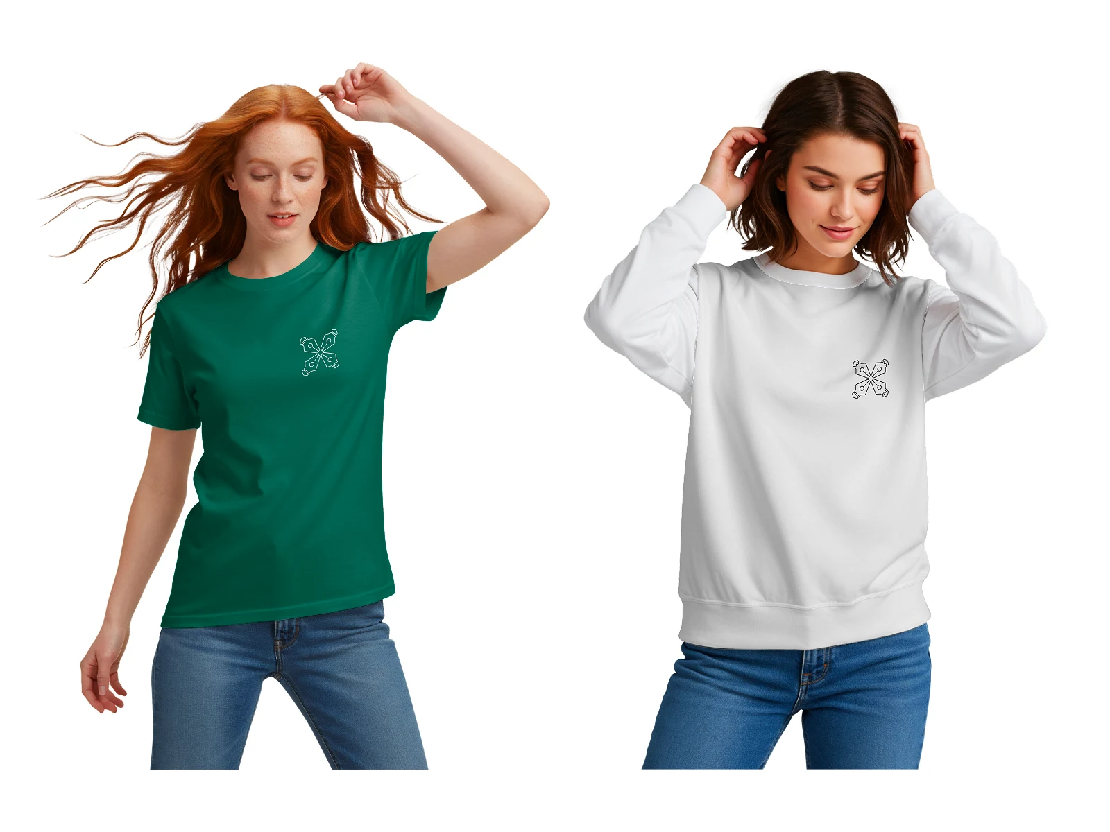 Applied across different materials, the identity adapts seamlessly while staying instantly recognizable.