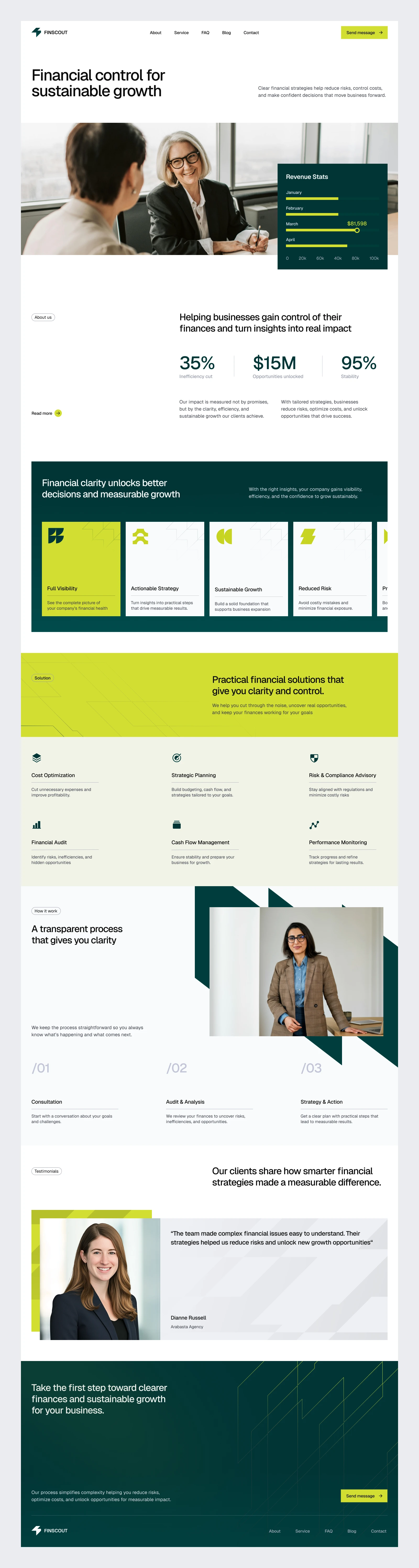 Financial Consulting - Homepage
