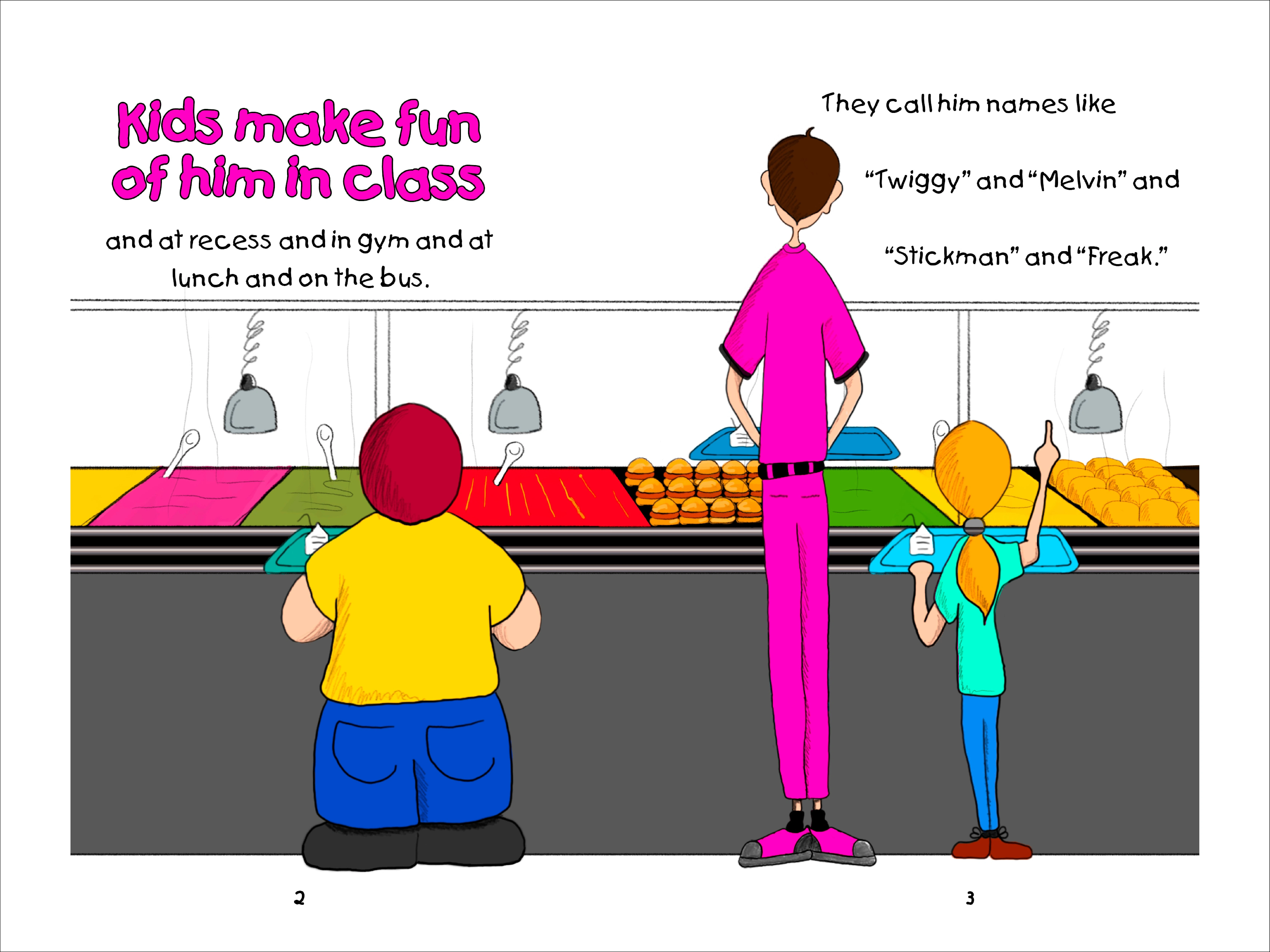 The Freak Factor for Kids Book Illustrations