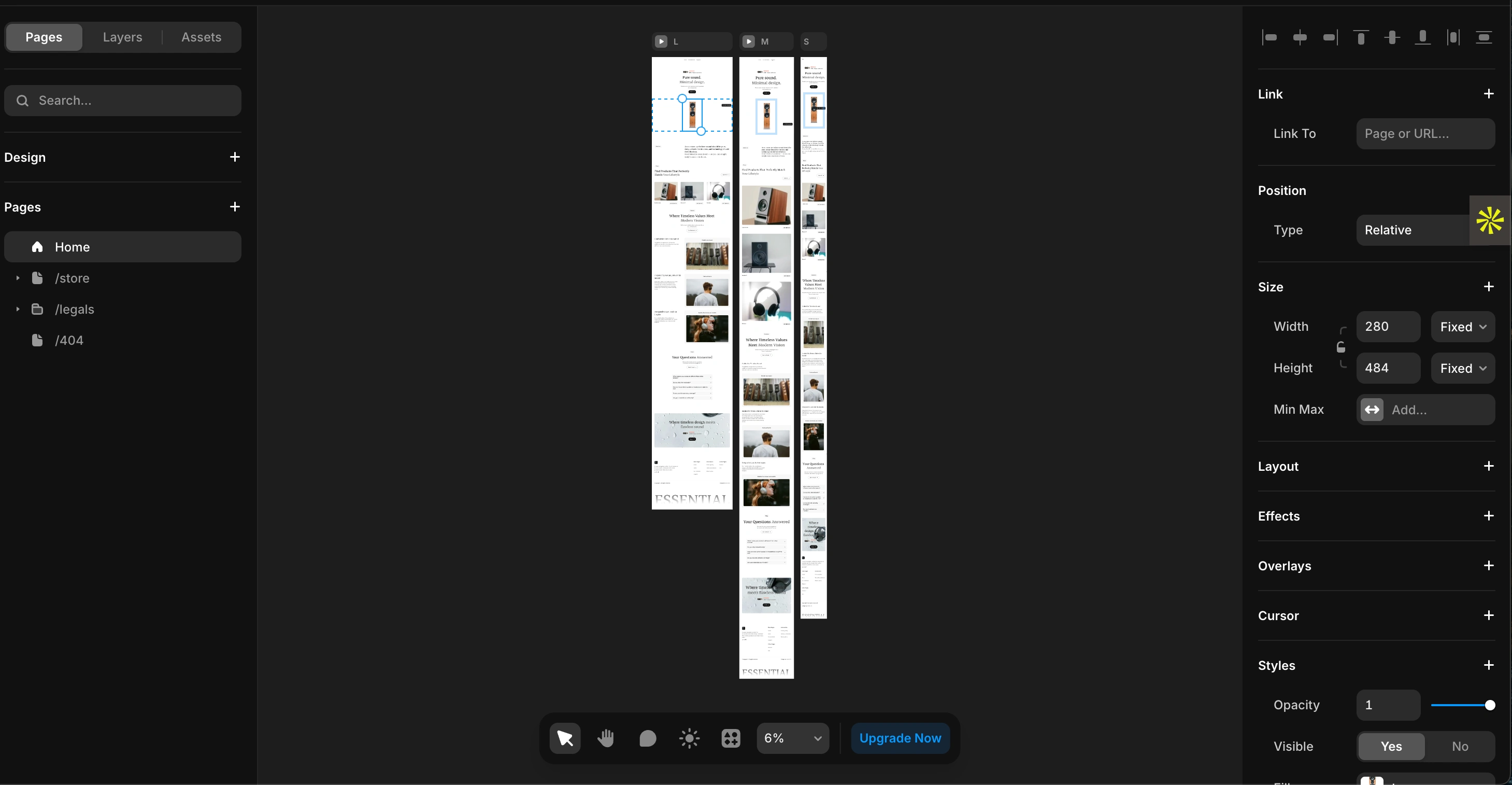Website Creation In Framer