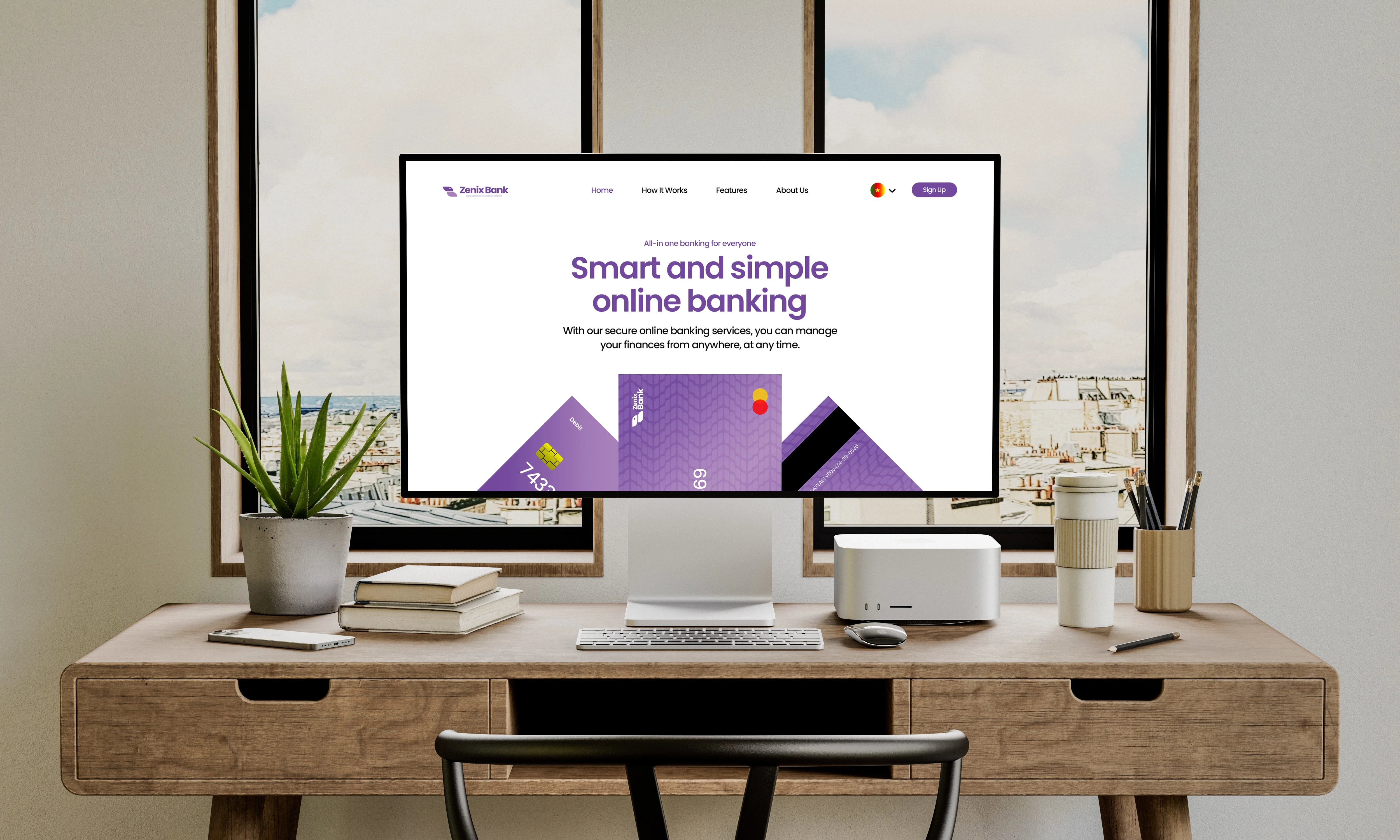 Website Home Page - Zenix Bank