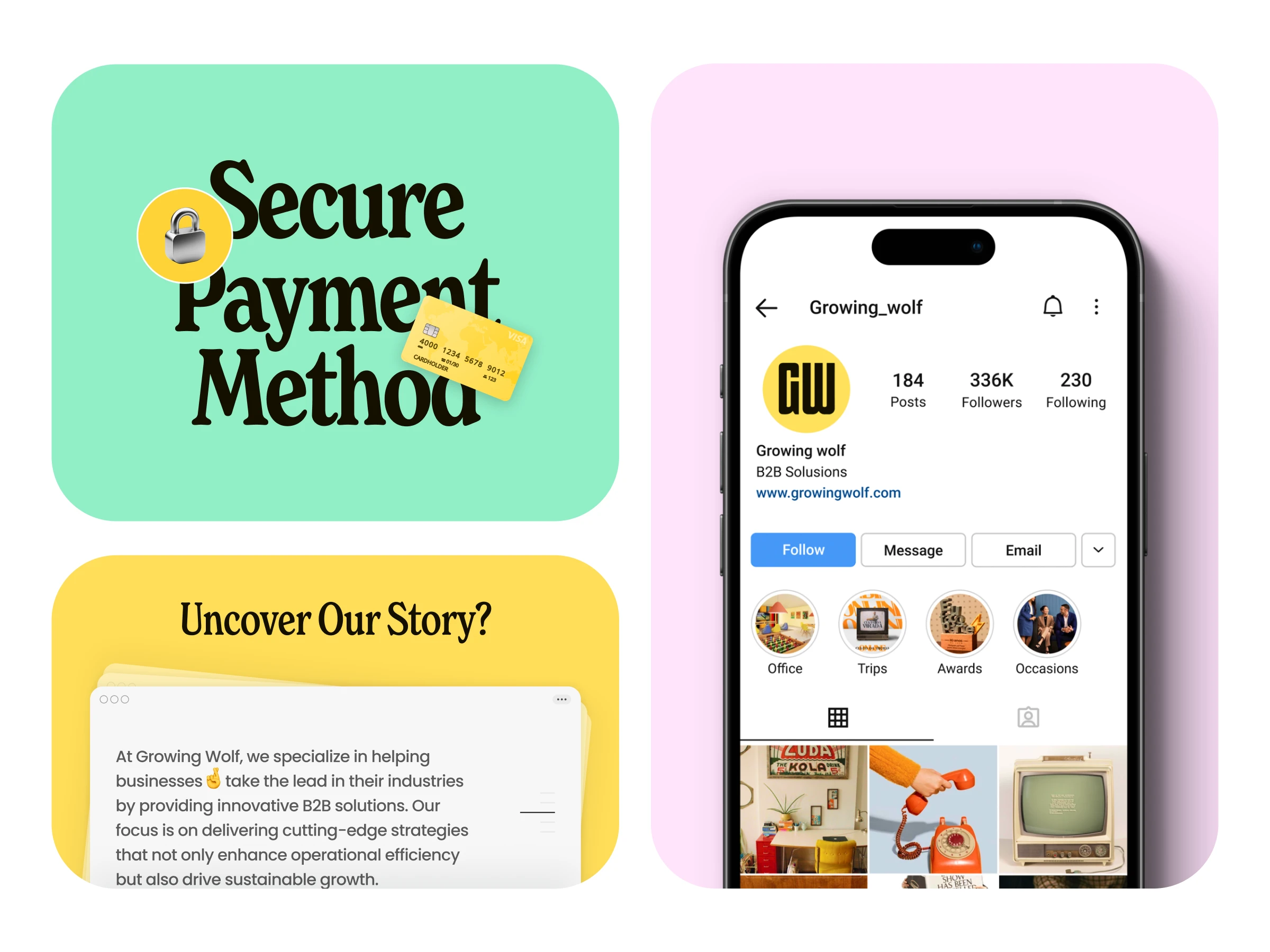 Branding slide for Growingwolf