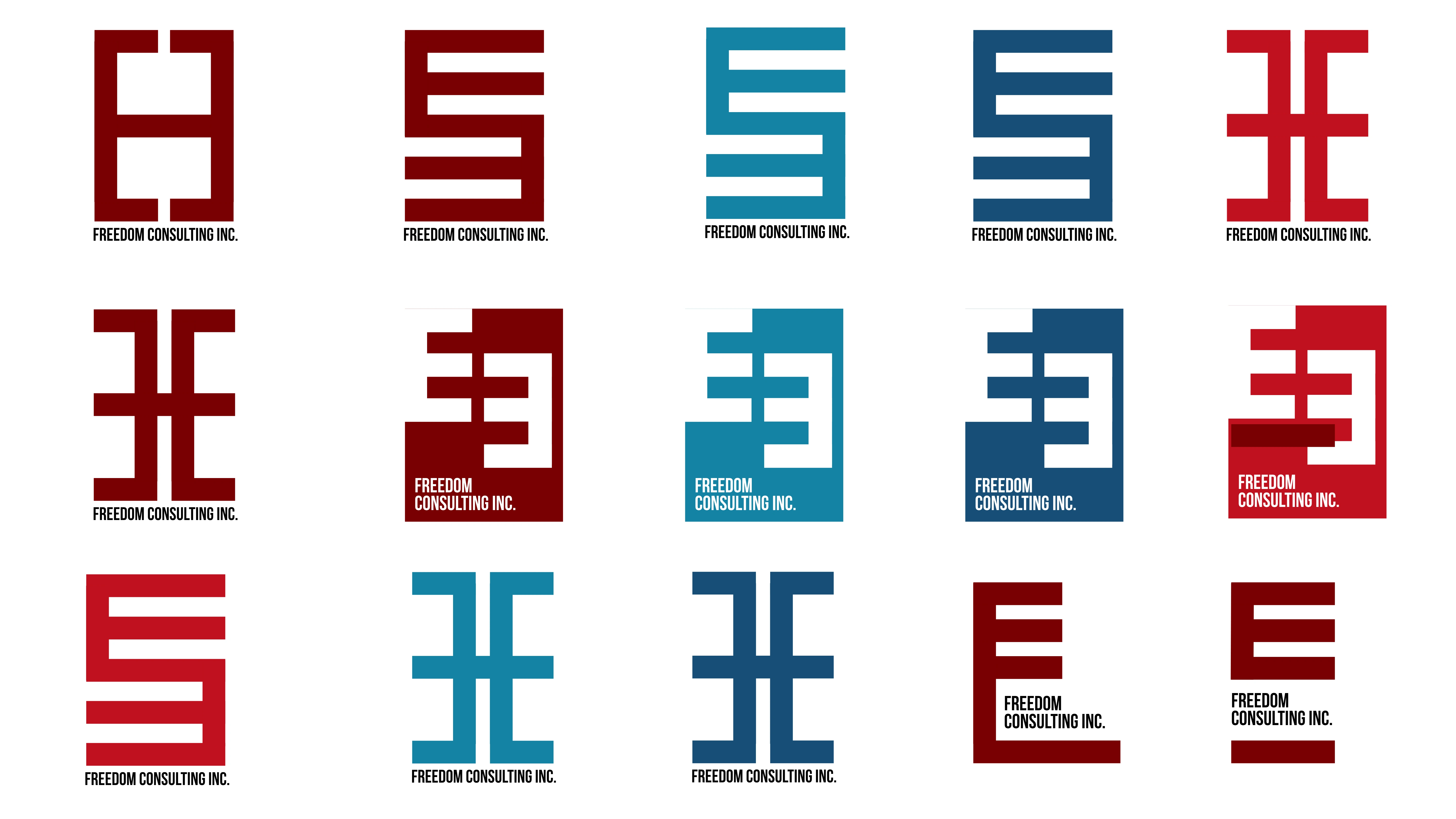 Stage 3 - Lettermark Logos (Proposed 2/3)