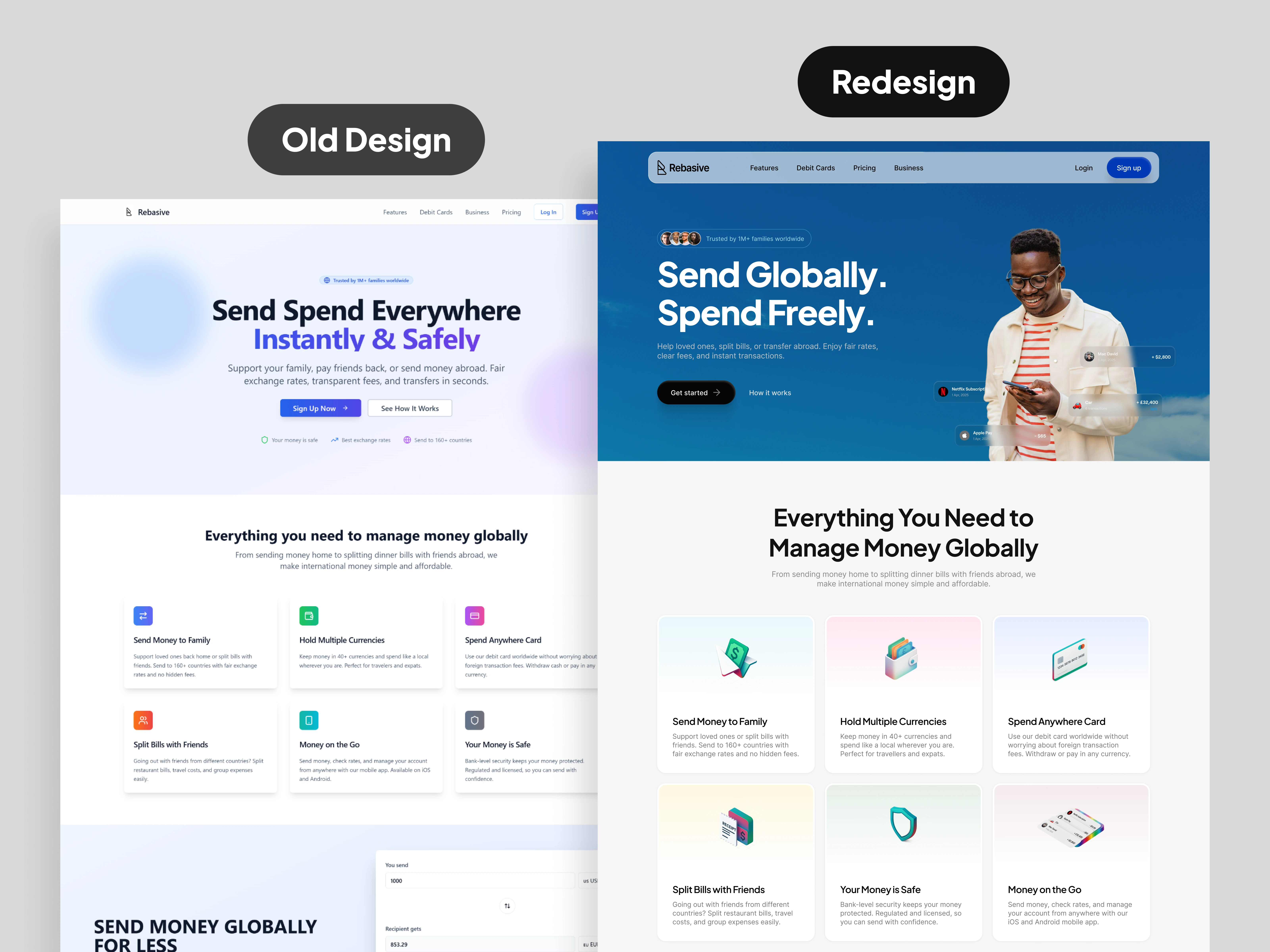 Rebasive Homepage Redesign 