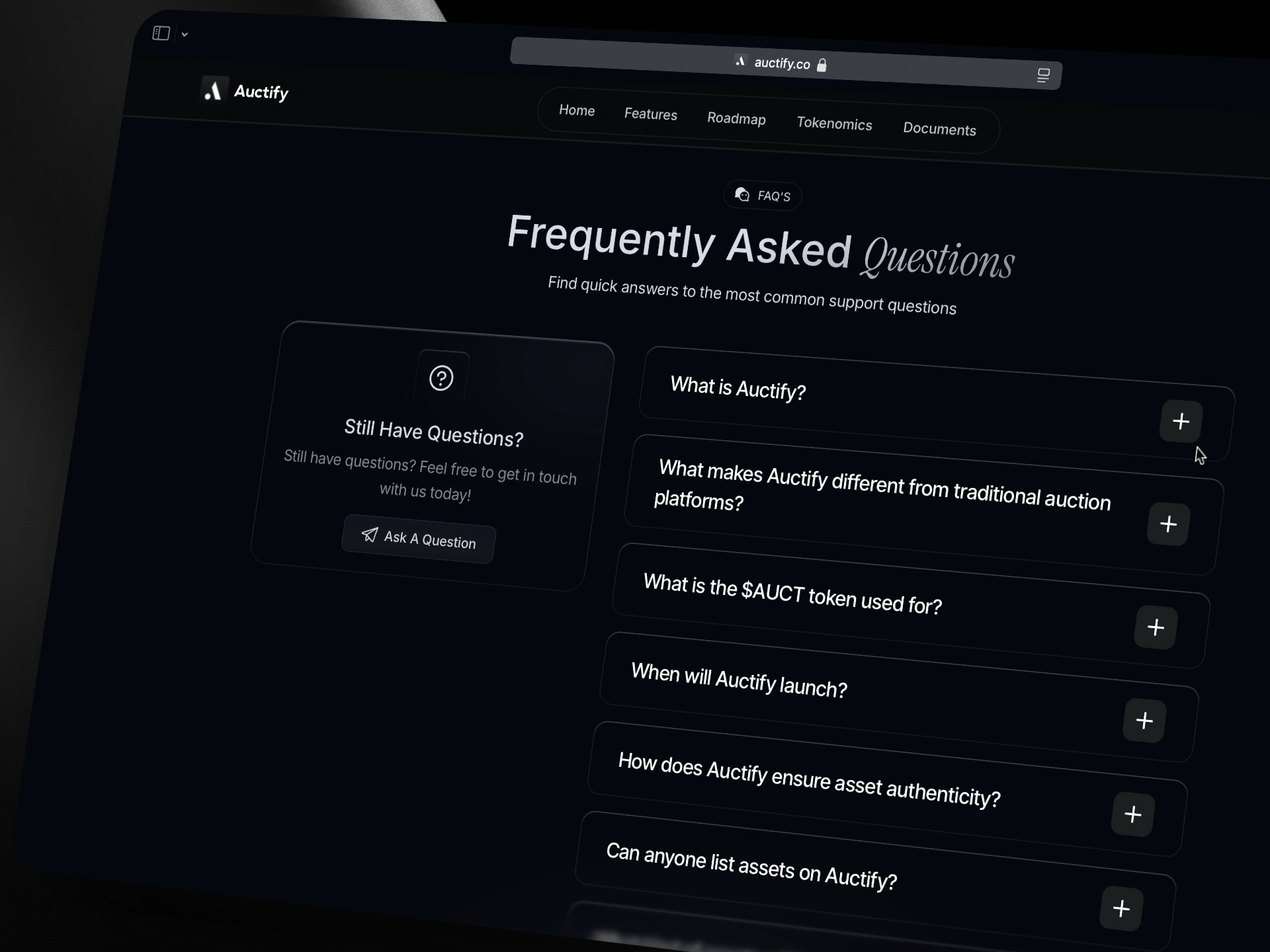 The FAQ Section