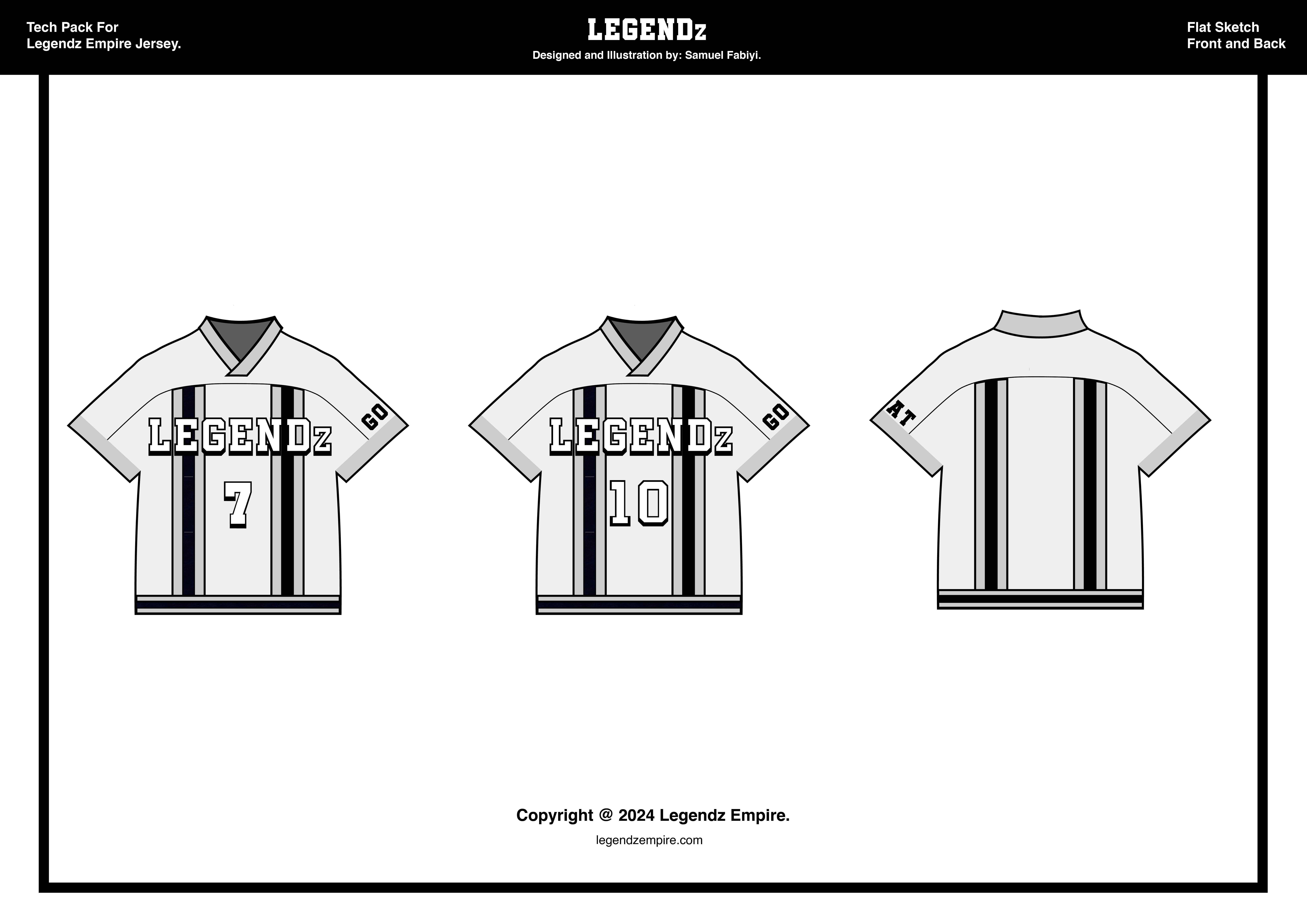 The Champions Jersey- Flat illustration.