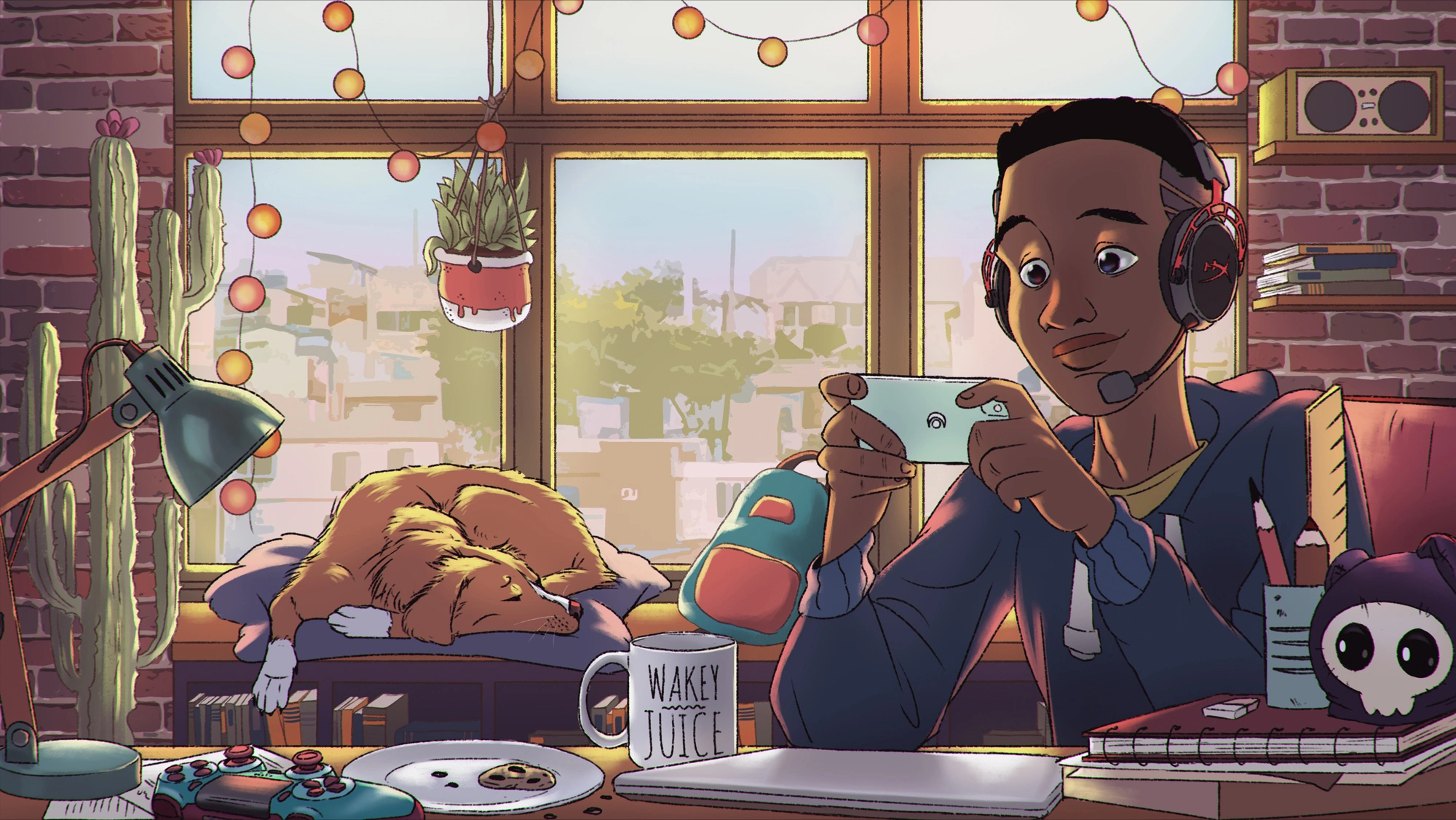 Screenshot from the scene at daytime - version 1