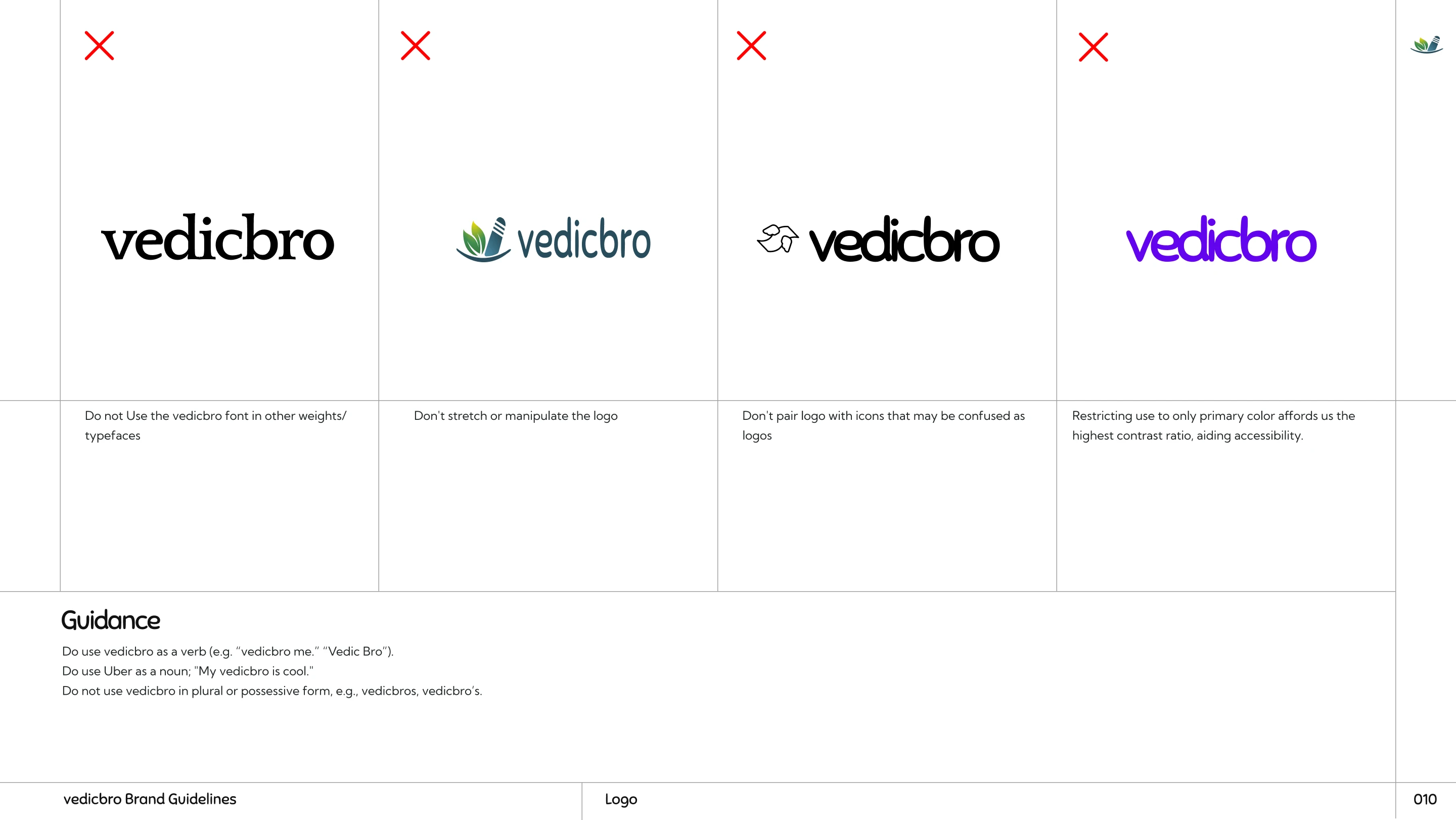 VedicBro Logo Design