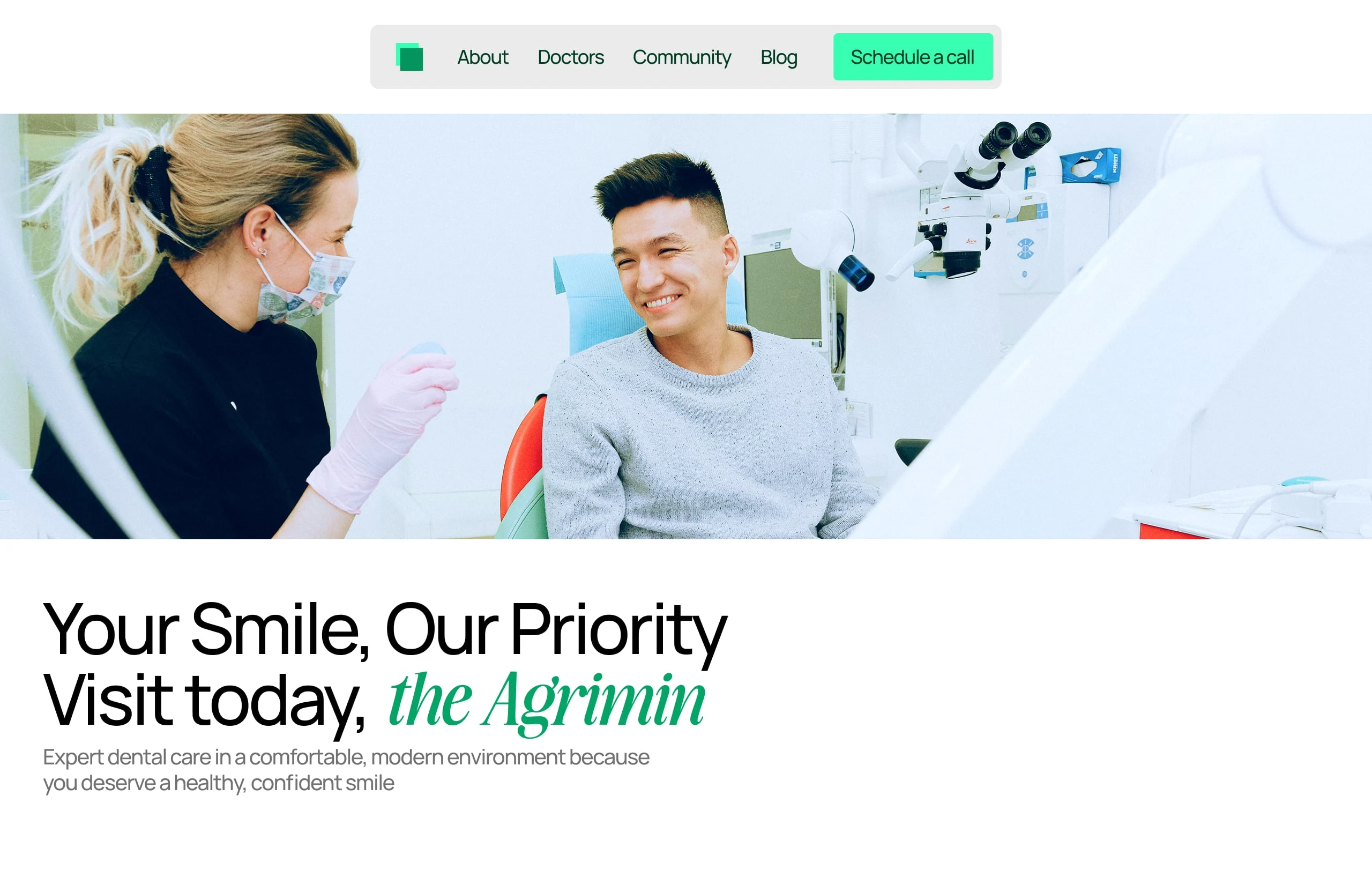 Dental Clinic Landing Page