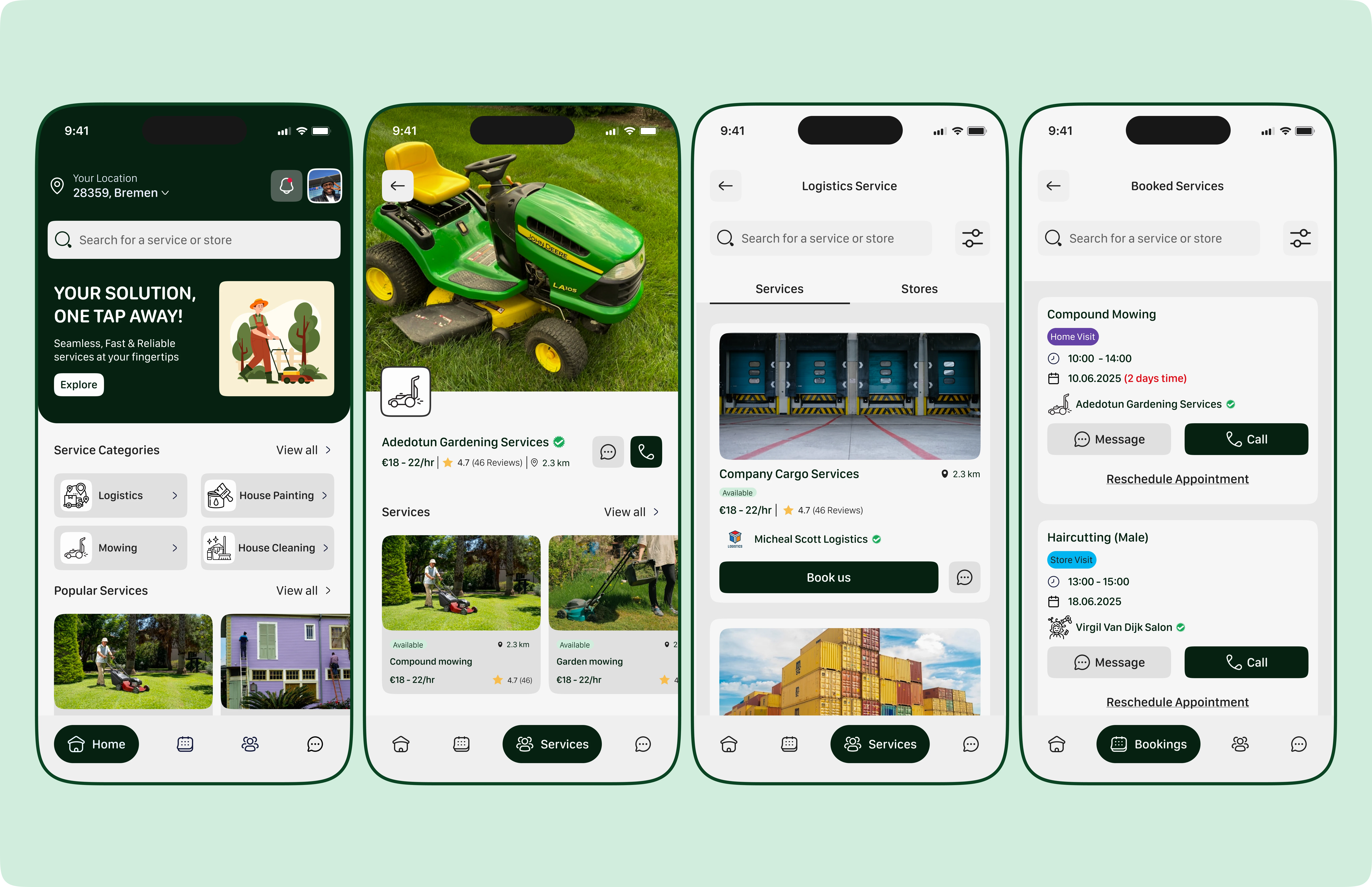 Project UI Highlights