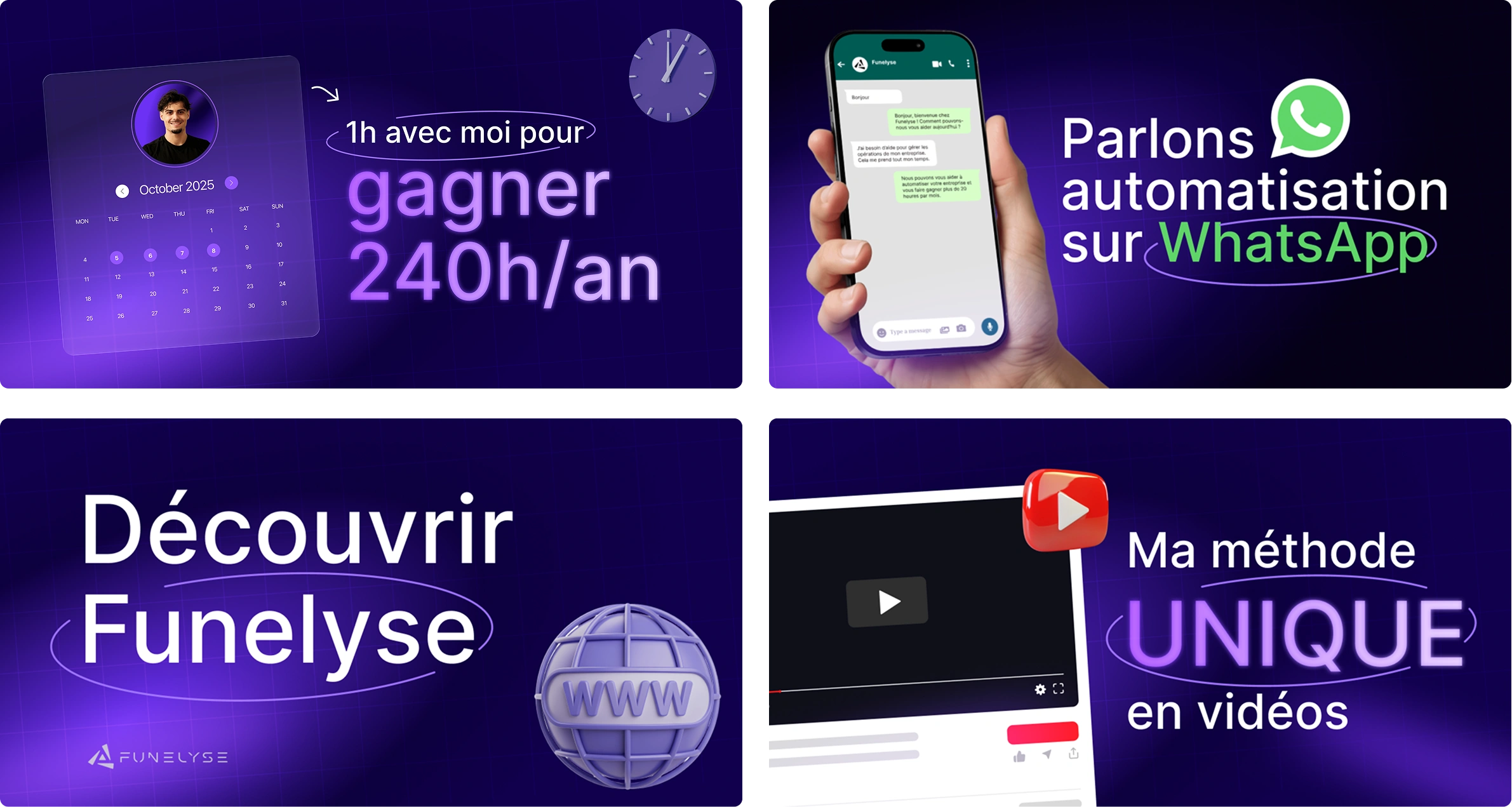 Four(4) featured section designs