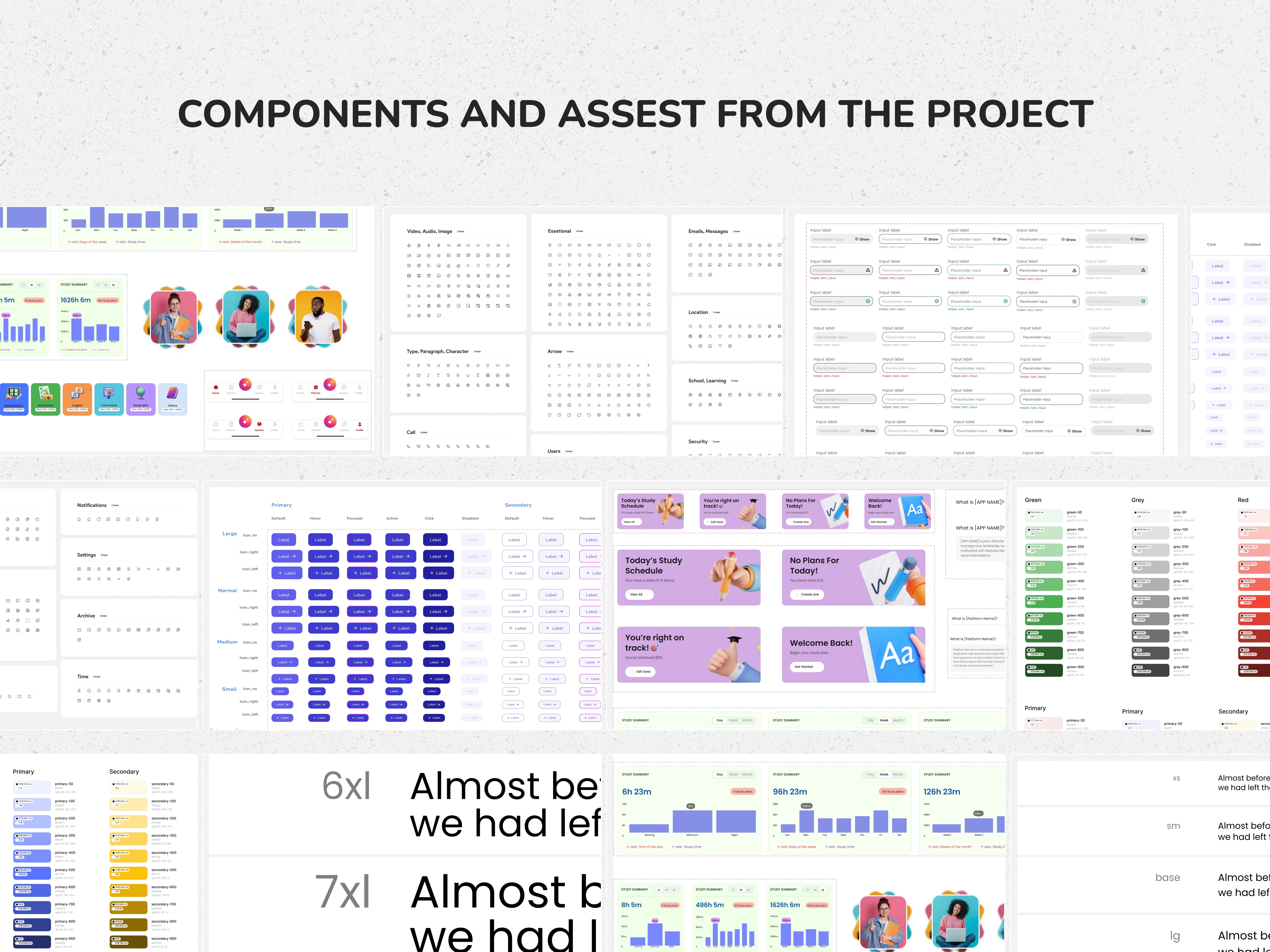 These are components from the project