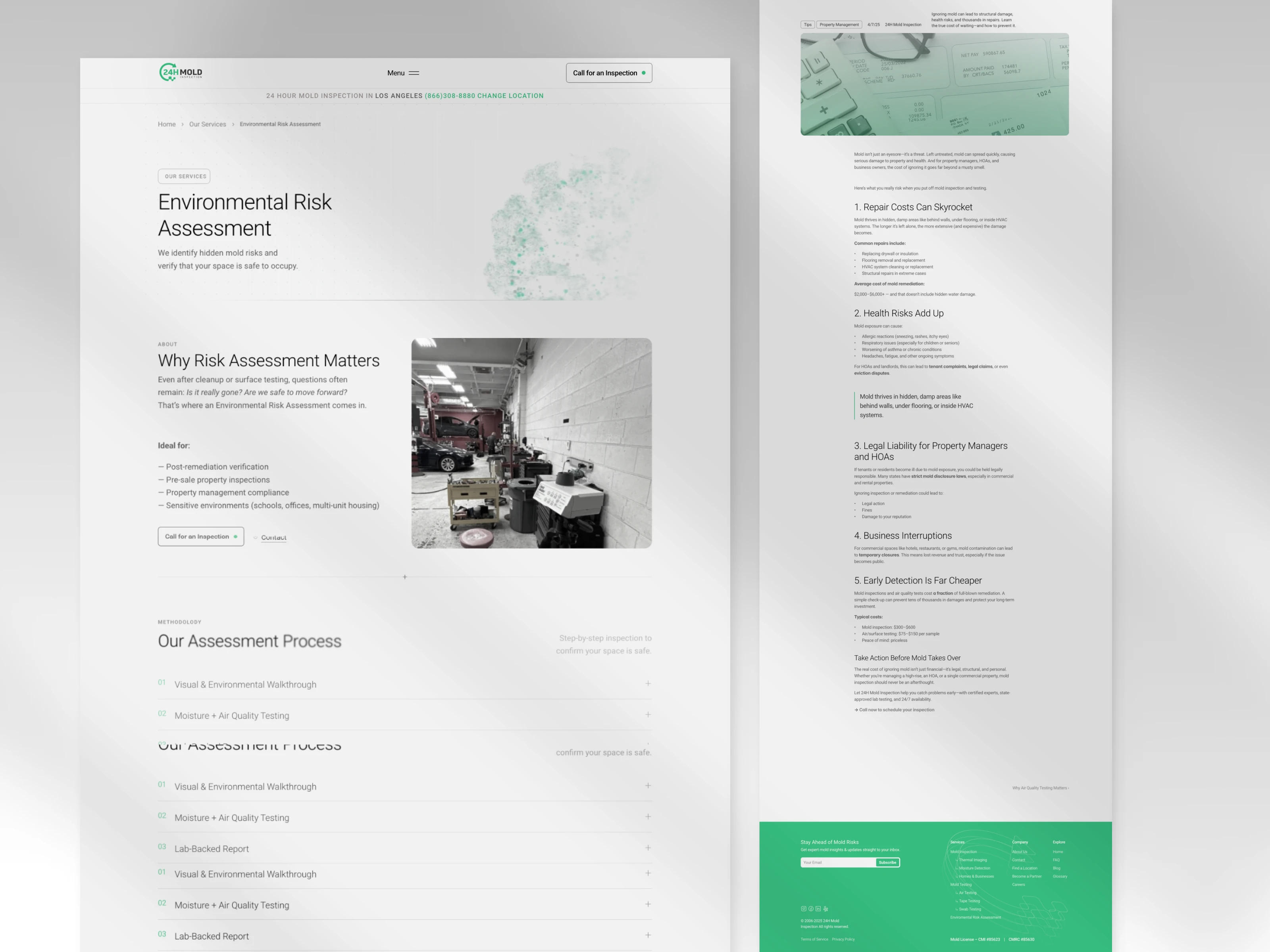 Service Page + CMS Blog Post