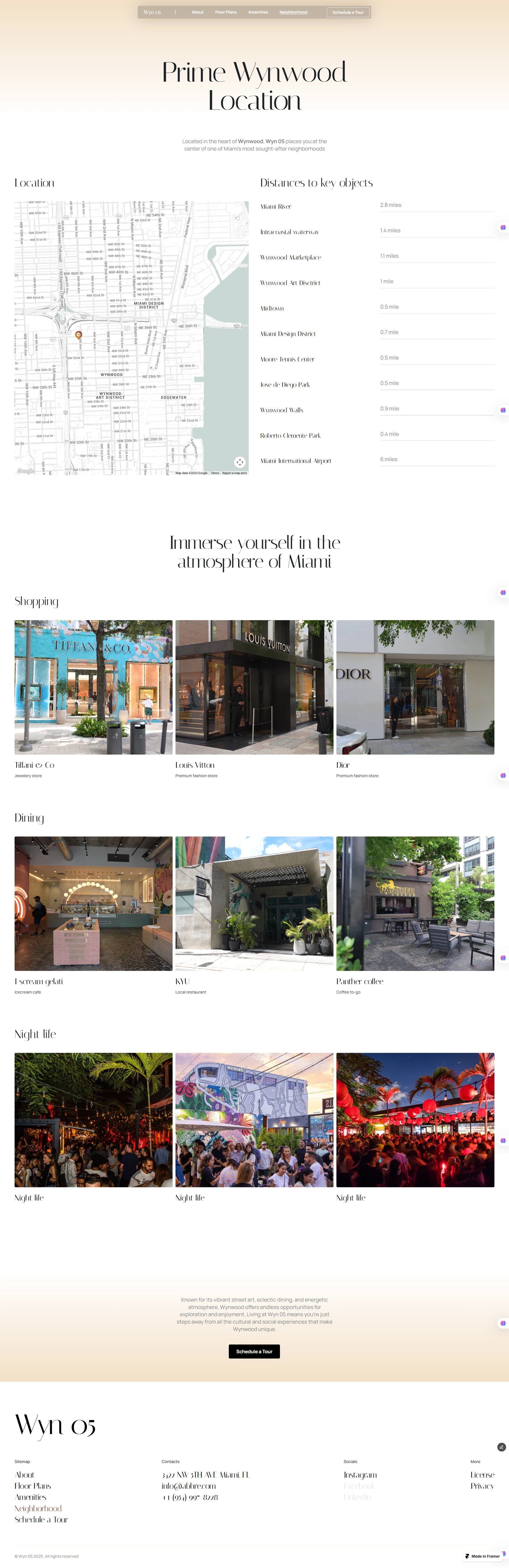 Schdule a Tour page | Wyn 05