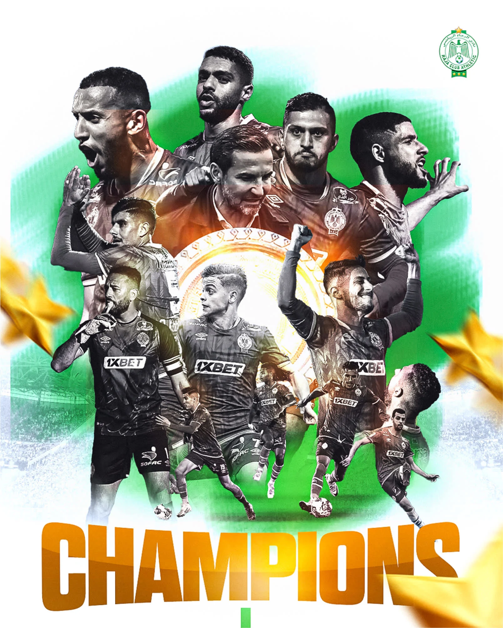 Champions poster for Raja Club Athletic