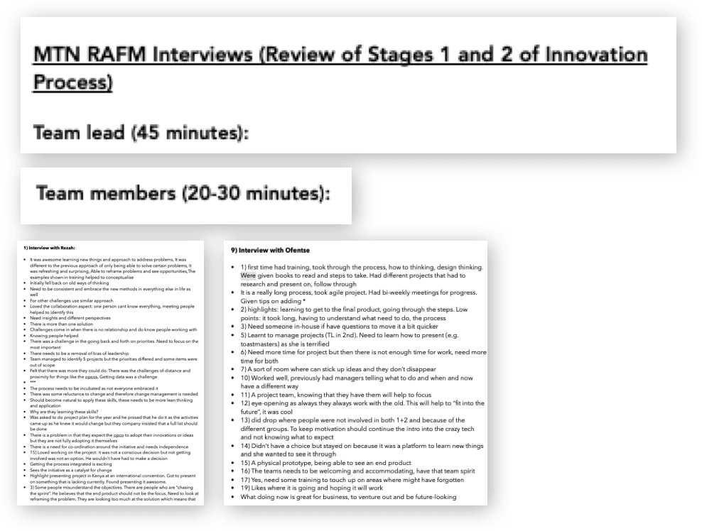 Interview Structuring